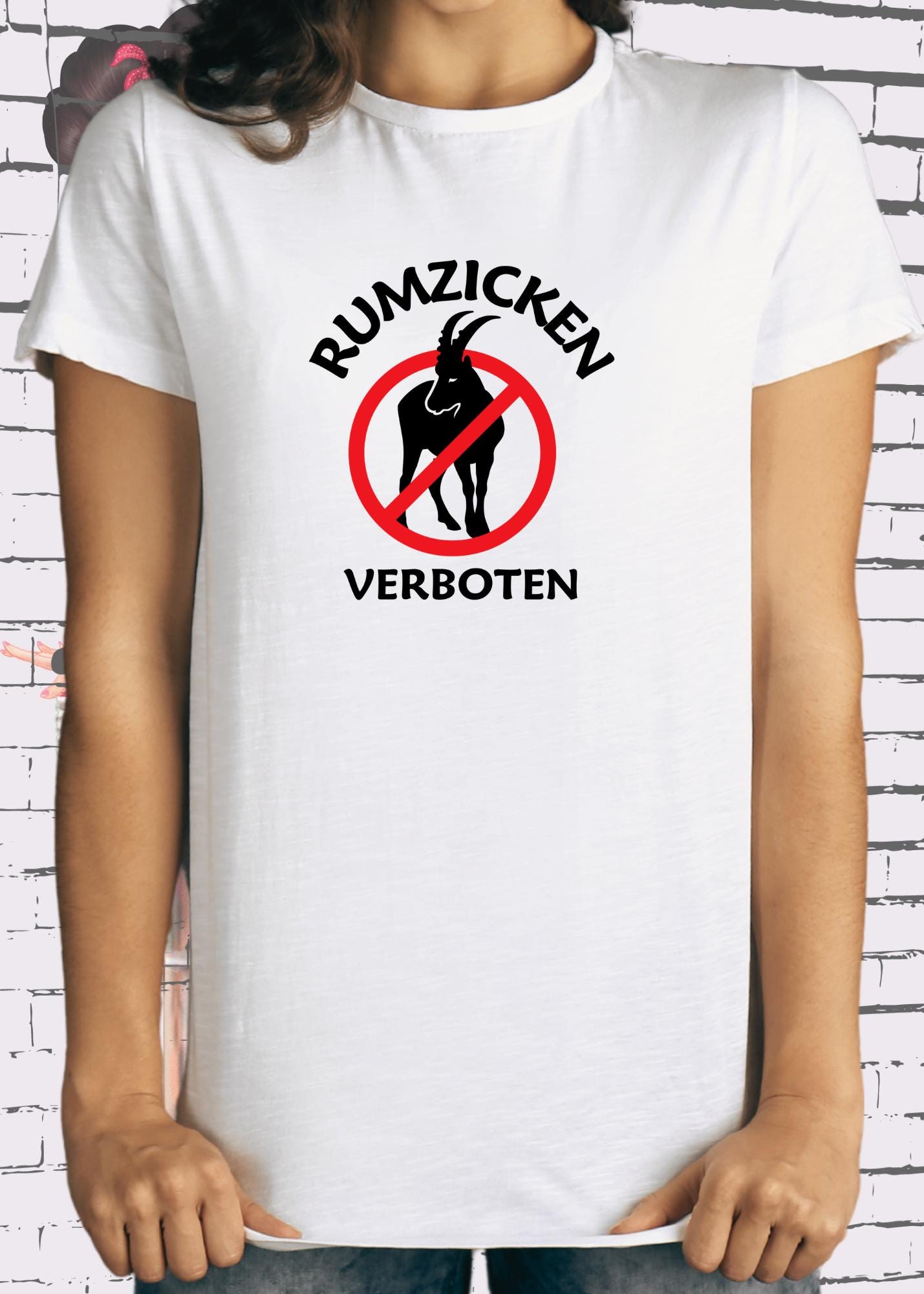 π Unisex T-Shirt 'Rumzicken verboten' - Gute Laune Shirt π