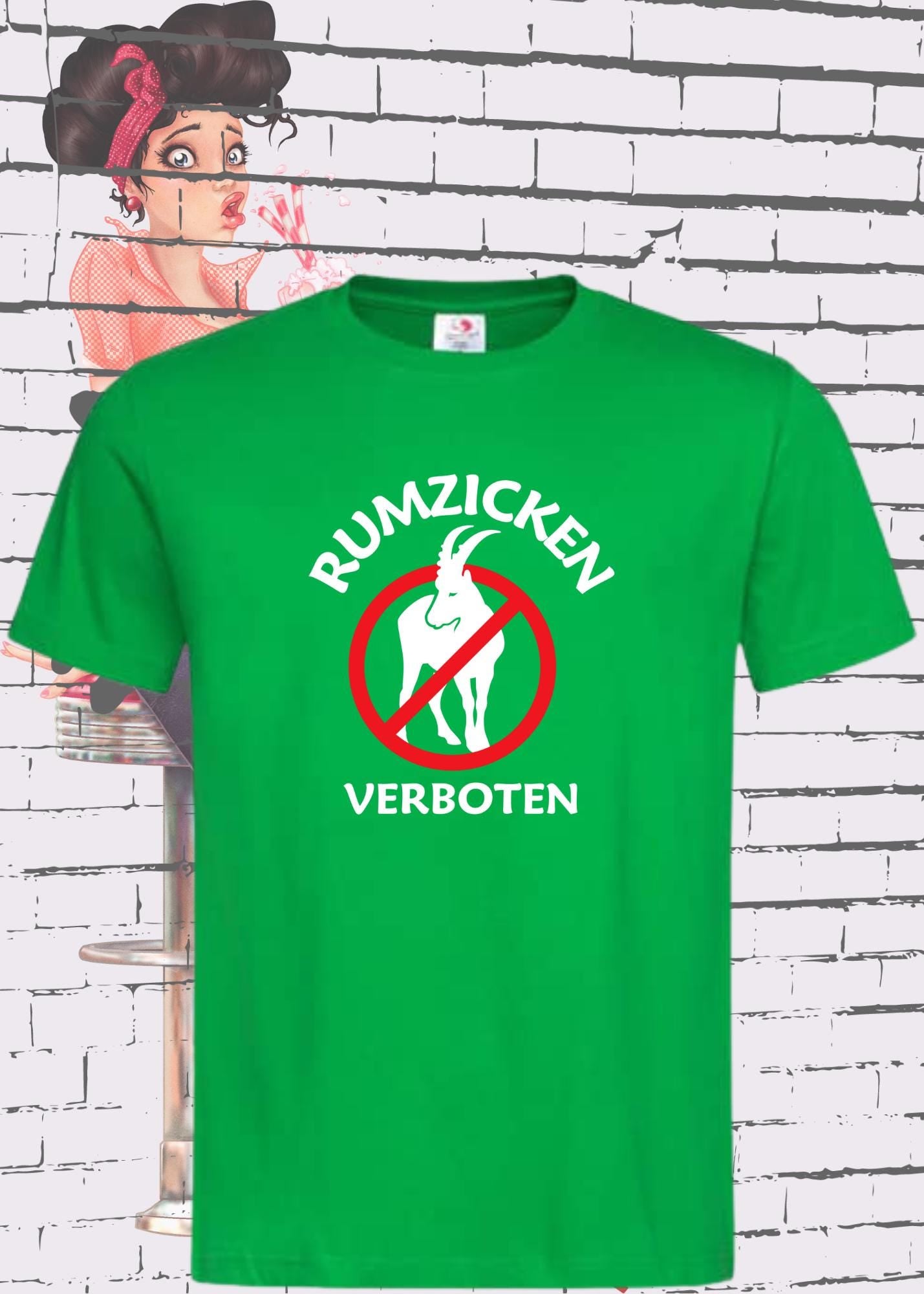 π Unisex T-Shirt 'Rumzicken verboten' - Gute Laune Shirt π