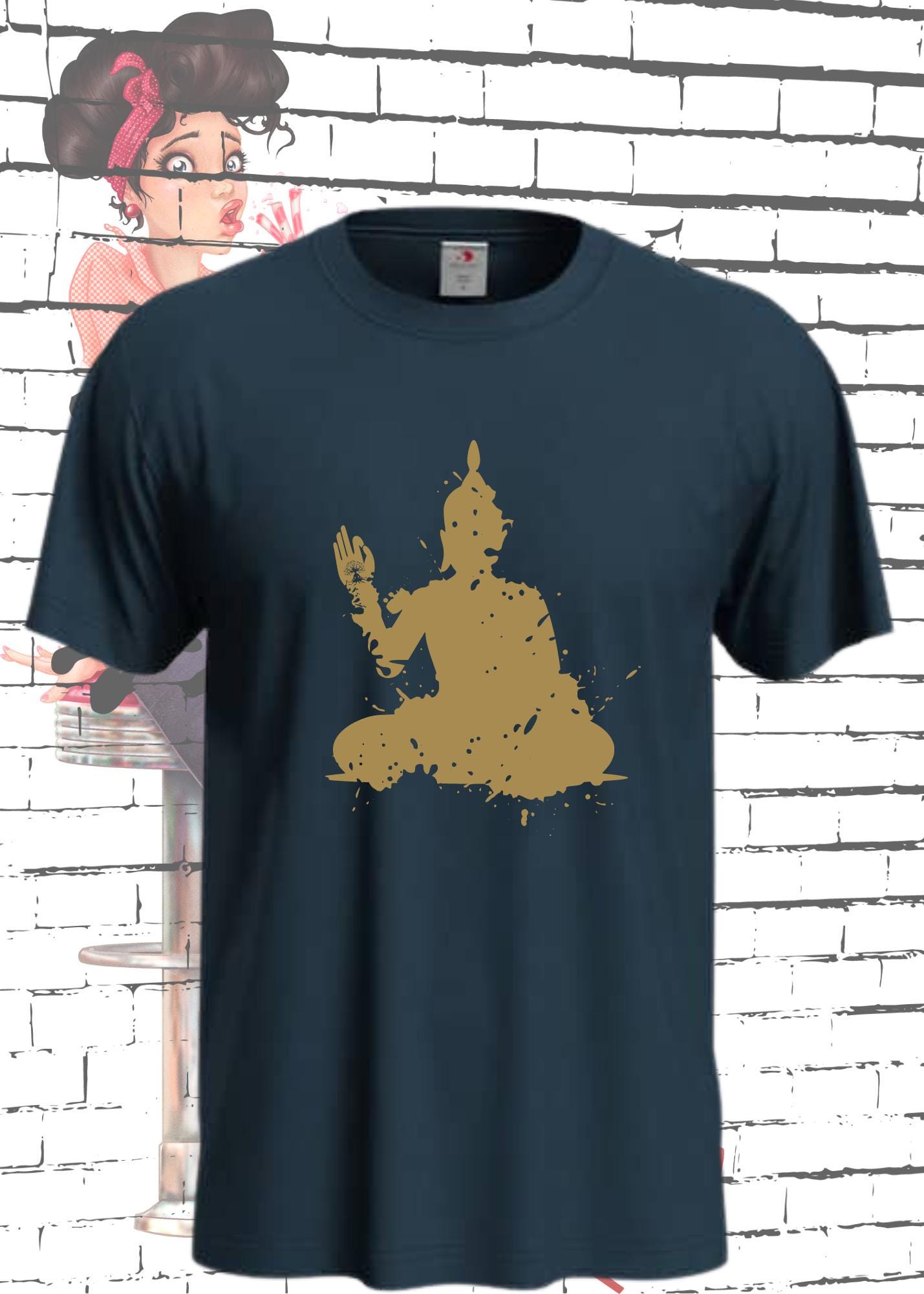 👕 Unisex T-Shirt 'Jnana Mudra Buddha' - Spirituelles Weisheits-Shirt 🧘♂️