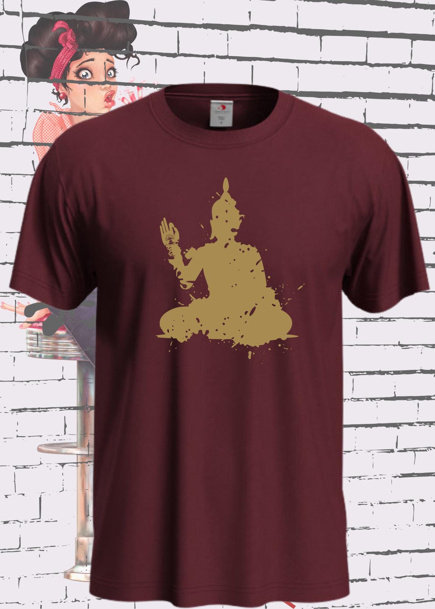 👕 Unisex T-Shirt 'Jnana Mudra Buddha' - Spirituelles Weisheits-Shirt 🧘♂️