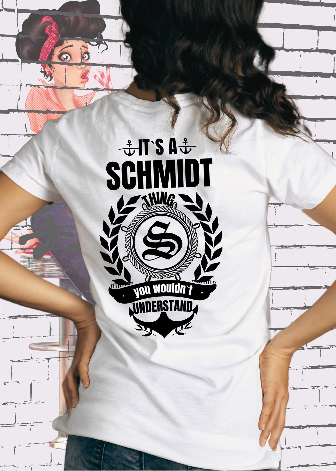 π¨βπ©βπ§βπ¦ It's a Family Thing - You Wouldn't Understand - Personalisierbar Unisex T-Shirt