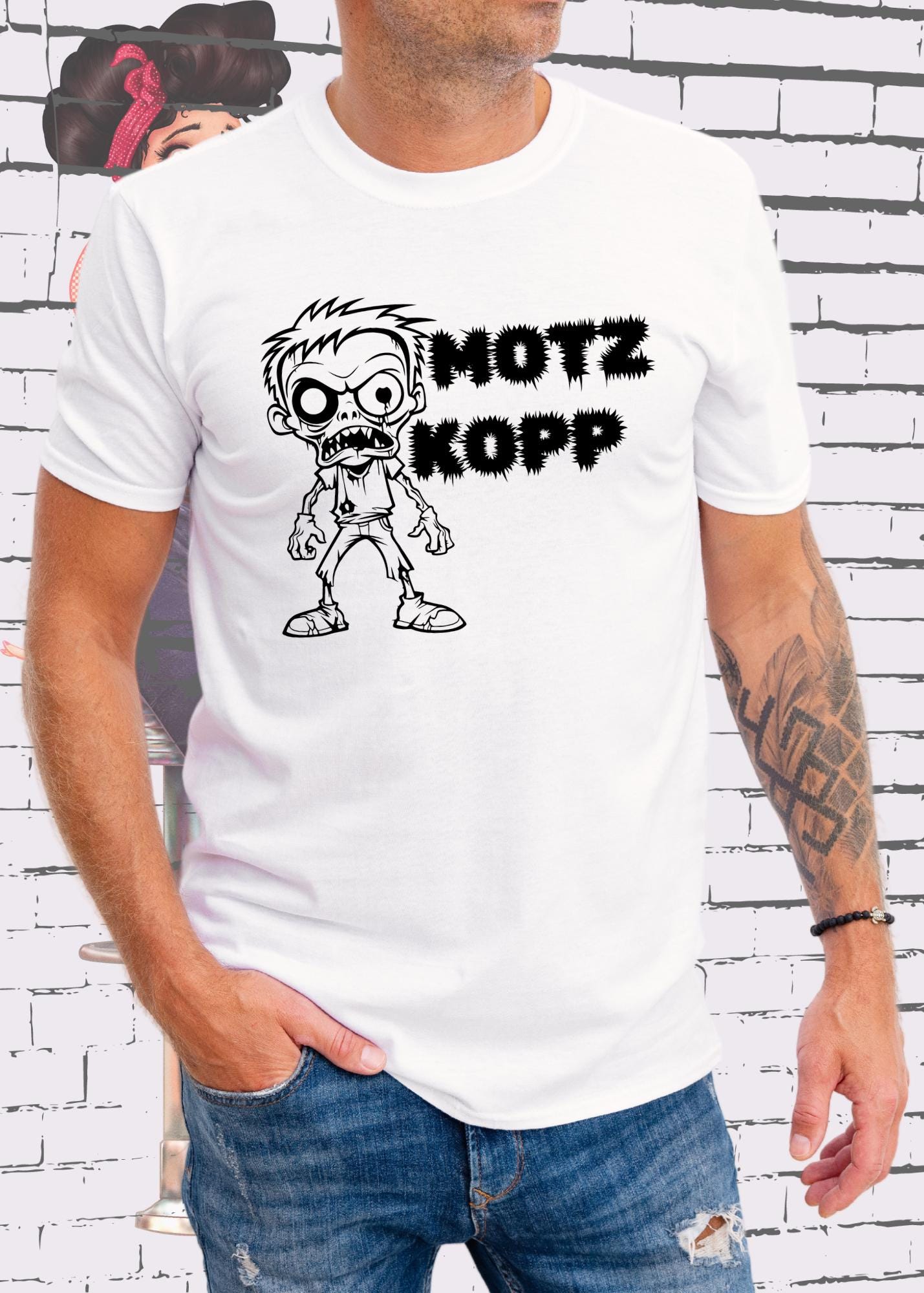 π Unisex T-Shirt 'Motz Kopp' - Norddeutsches Humor Shirt π€