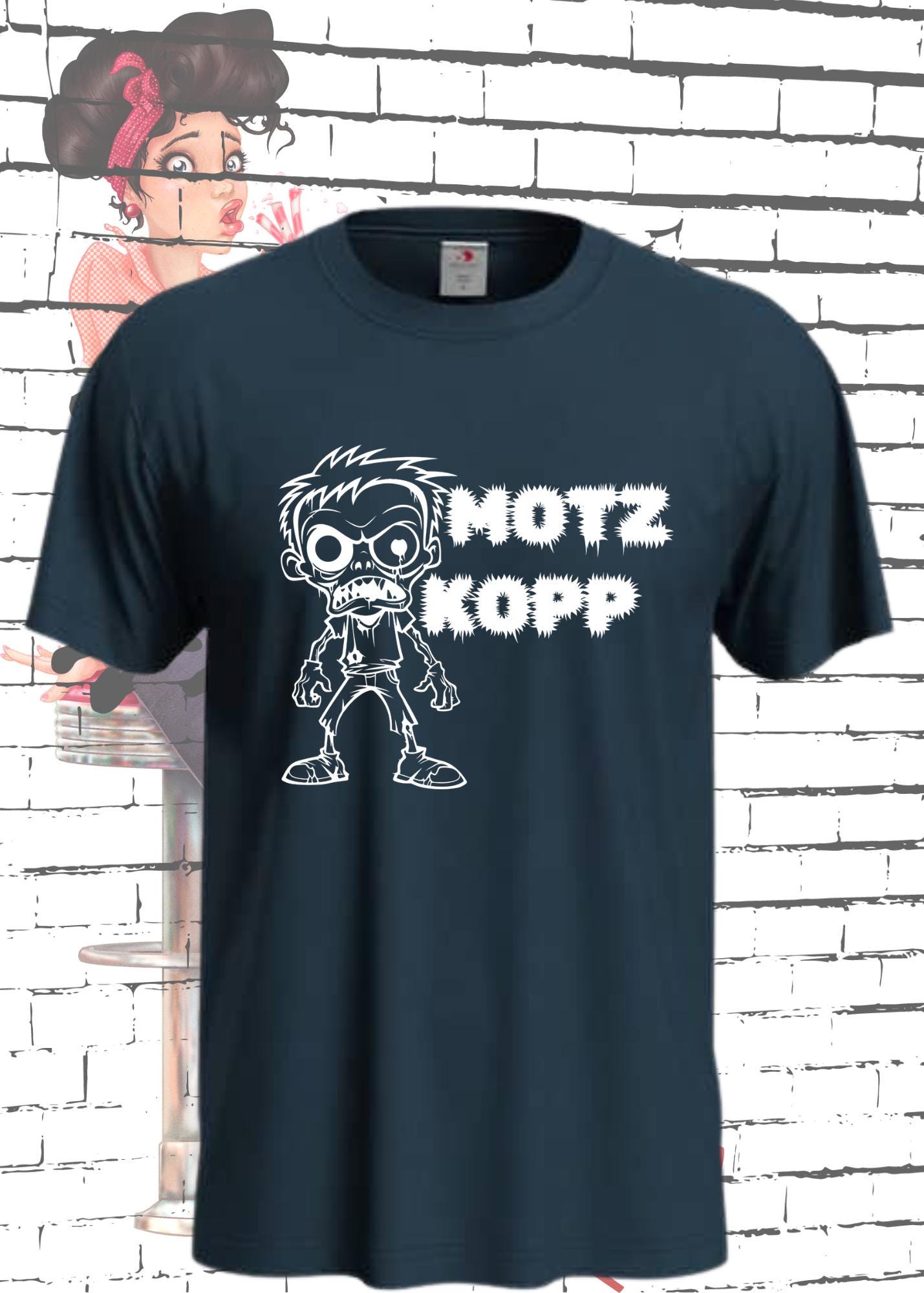π Unisex T-Shirt 'Motz Kopp' - Norddeutsches Humor Shirt π€