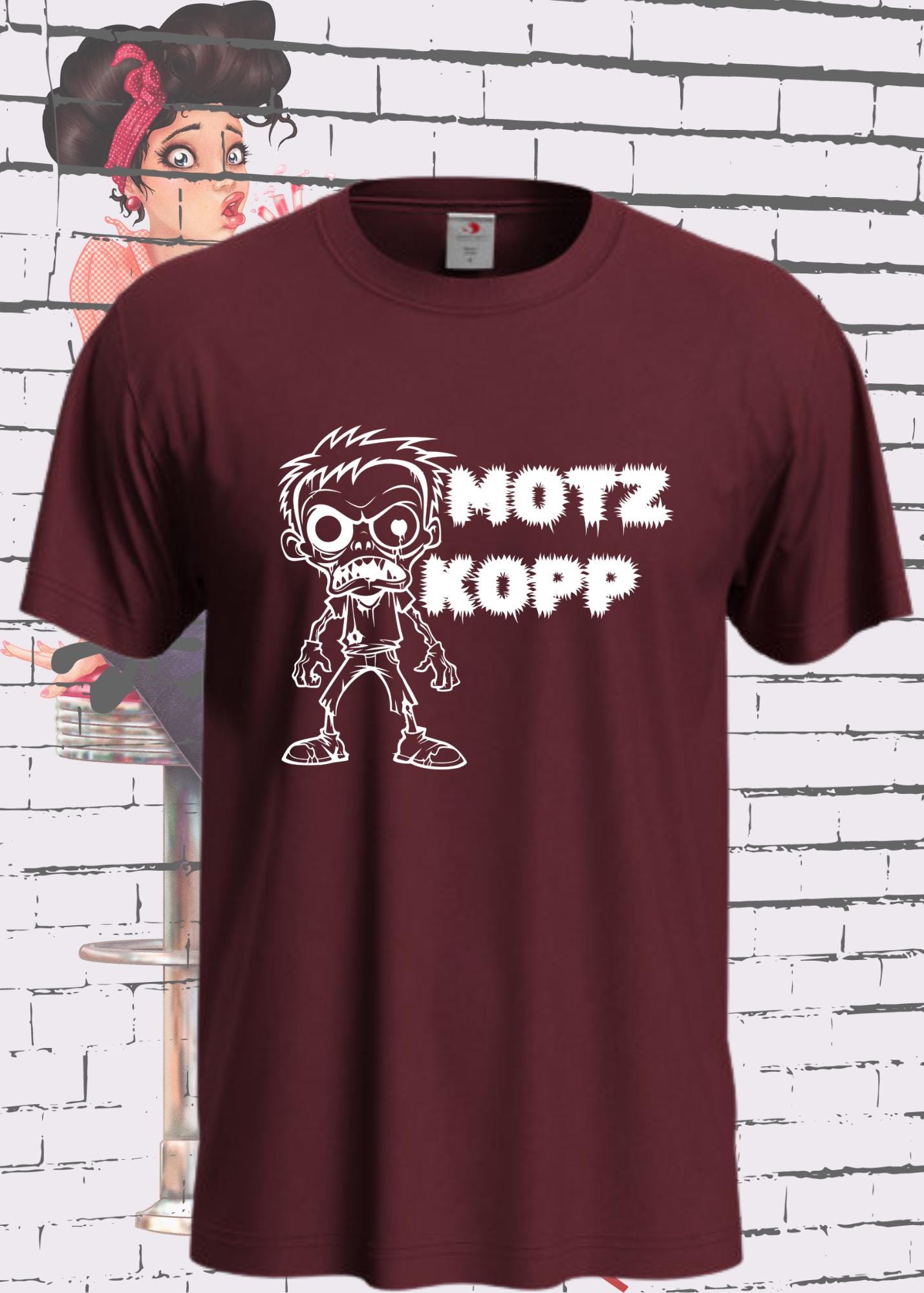 π Unisex T-Shirt 'Motz Kopp' - Norddeutsches Humor Shirt π€