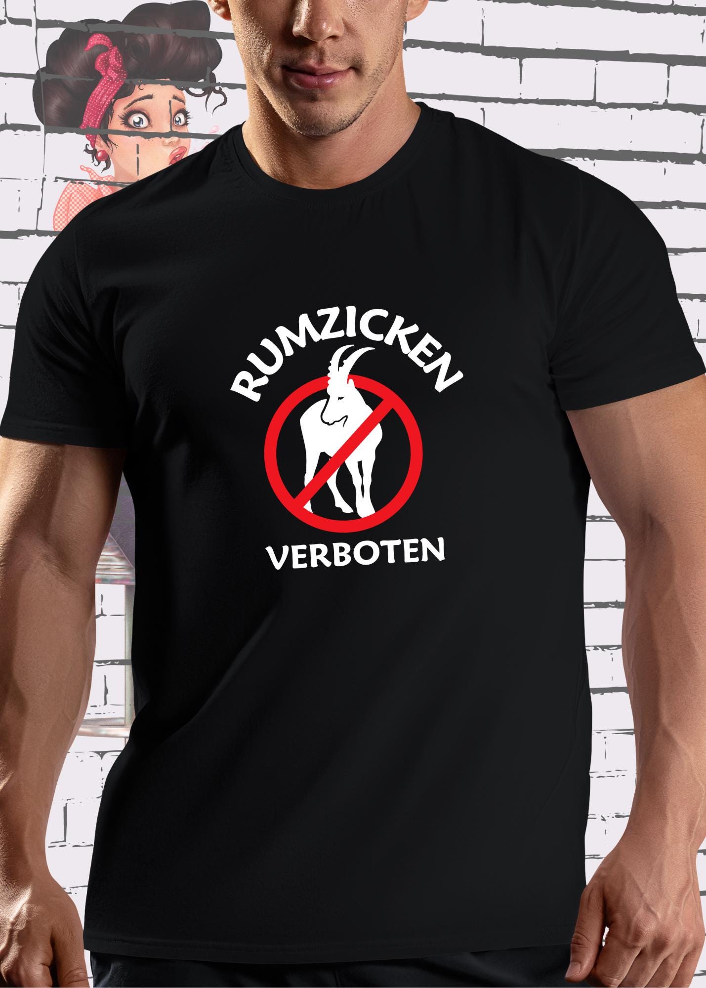 π Unisex T-Shirt 'Rumzicken verboten' - Gute Laune Shirt π