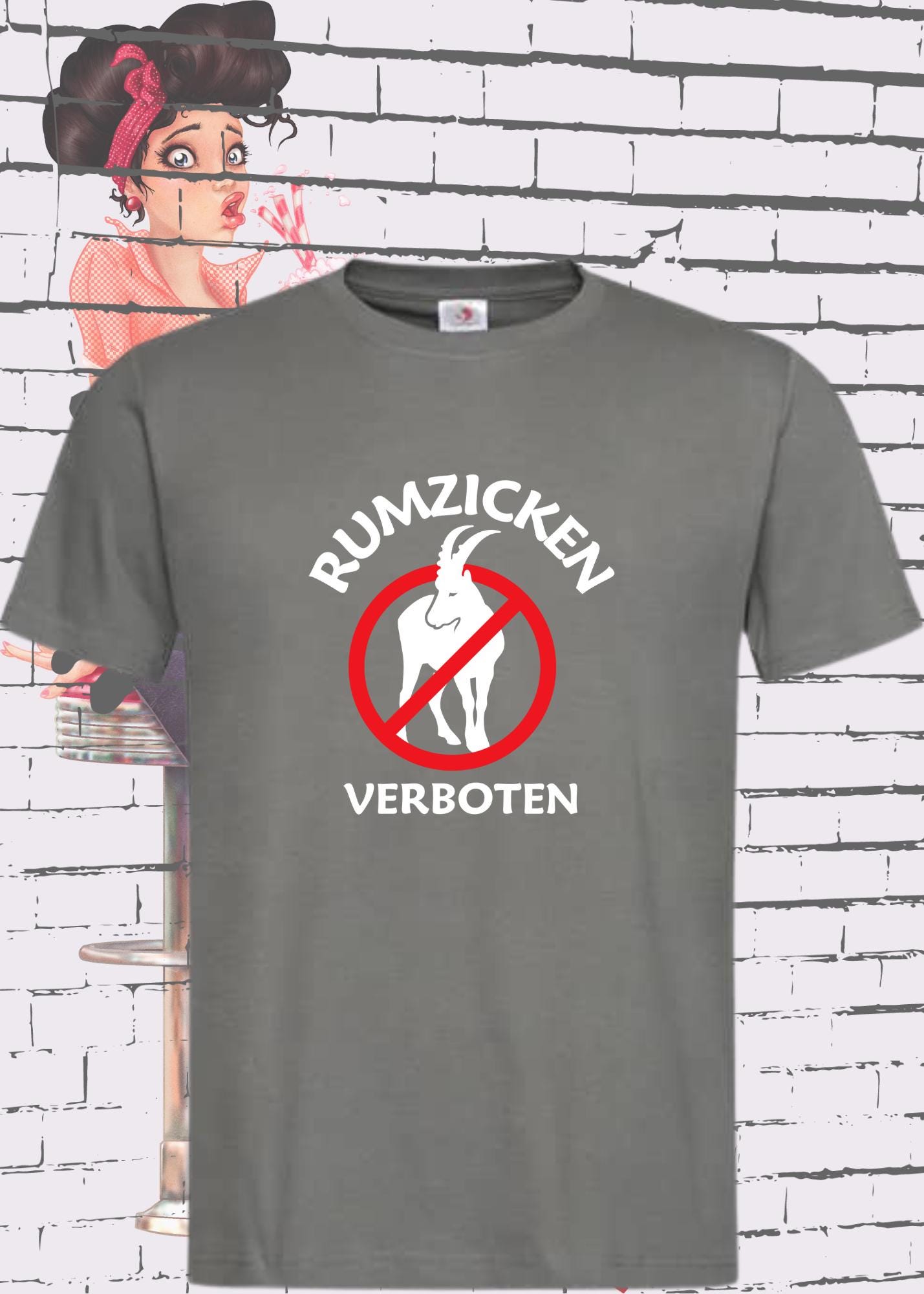 π Unisex T-Shirt 'Rumzicken verboten' - Gute Laune Shirt π