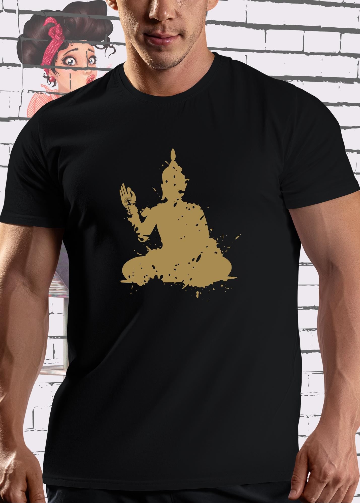👕 Unisex T-Shirt 'Jnana Mudra Buddha' - Spirituelles Weisheits-Shirt 🧘♂️
