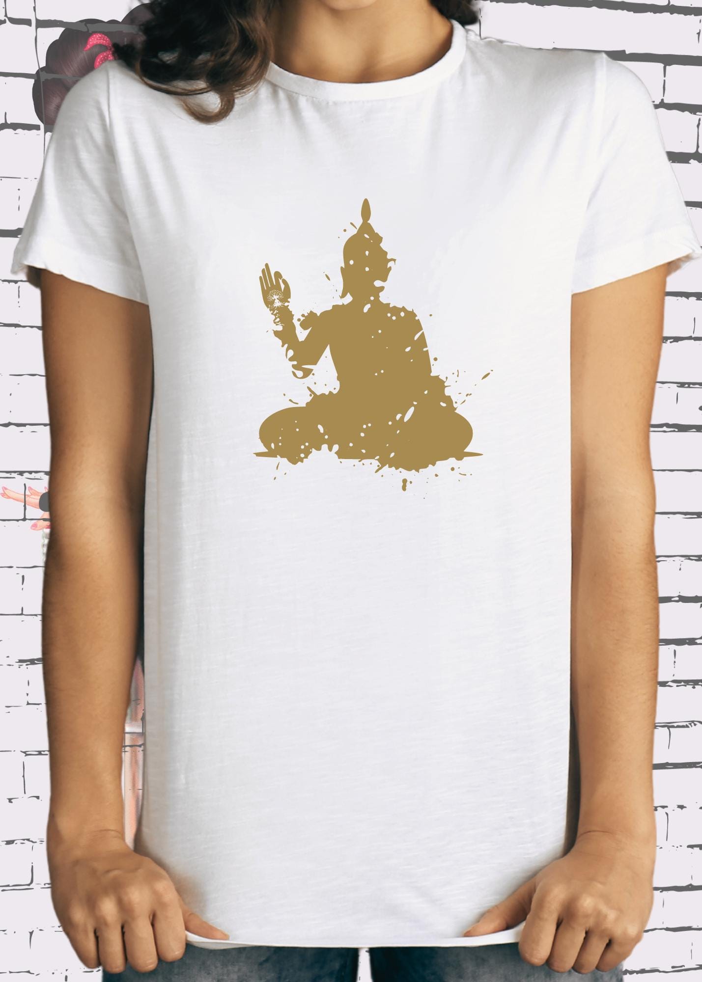 👕 Unisex T-Shirt 'Jnana Mudra Buddha' - Spirituelles Weisheits-Shirt 🧘♂️
