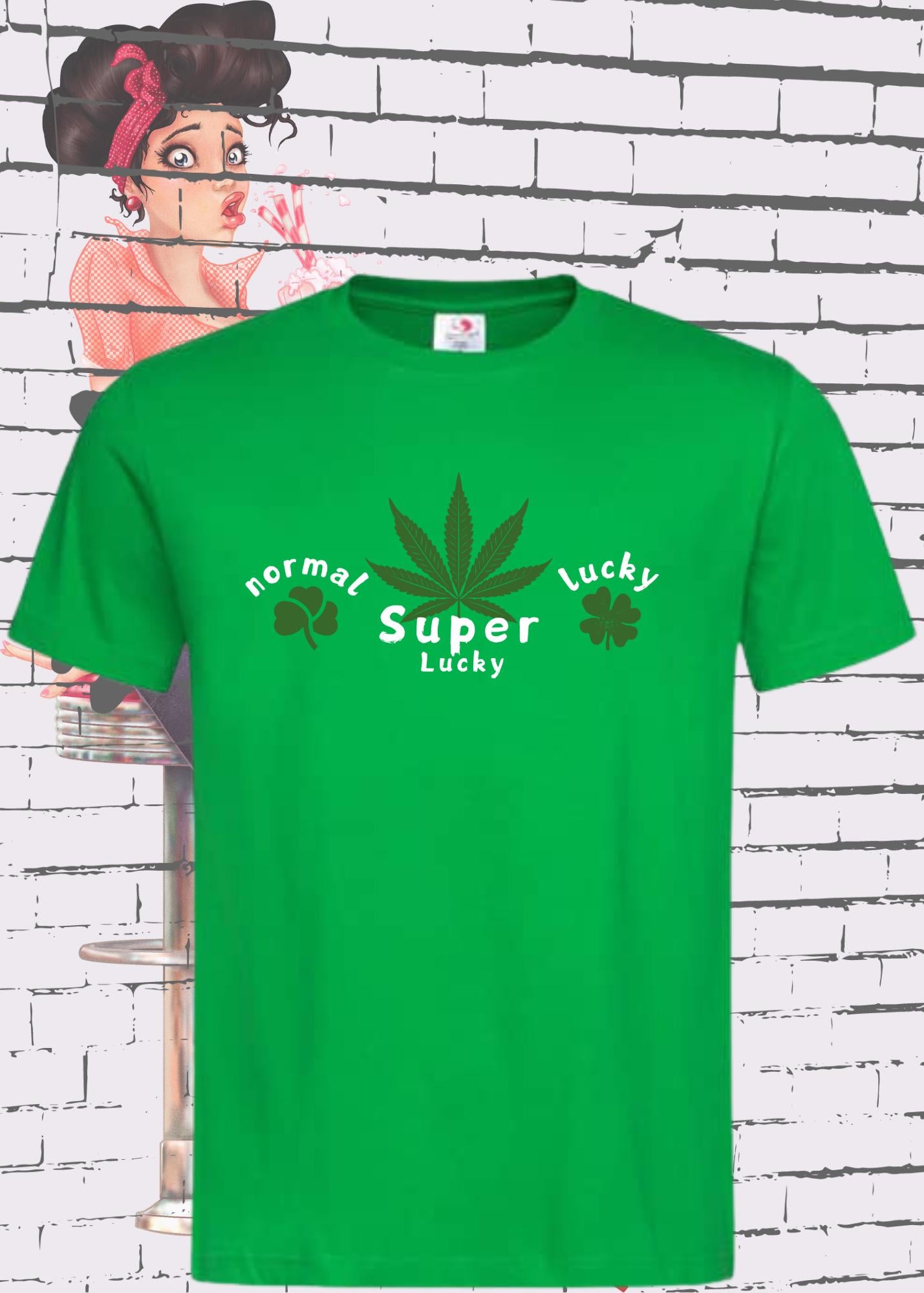 🍀 Normal Lucky Super Lucky! - Witziges Unisex T-Shirt mit Spruch 😂✨