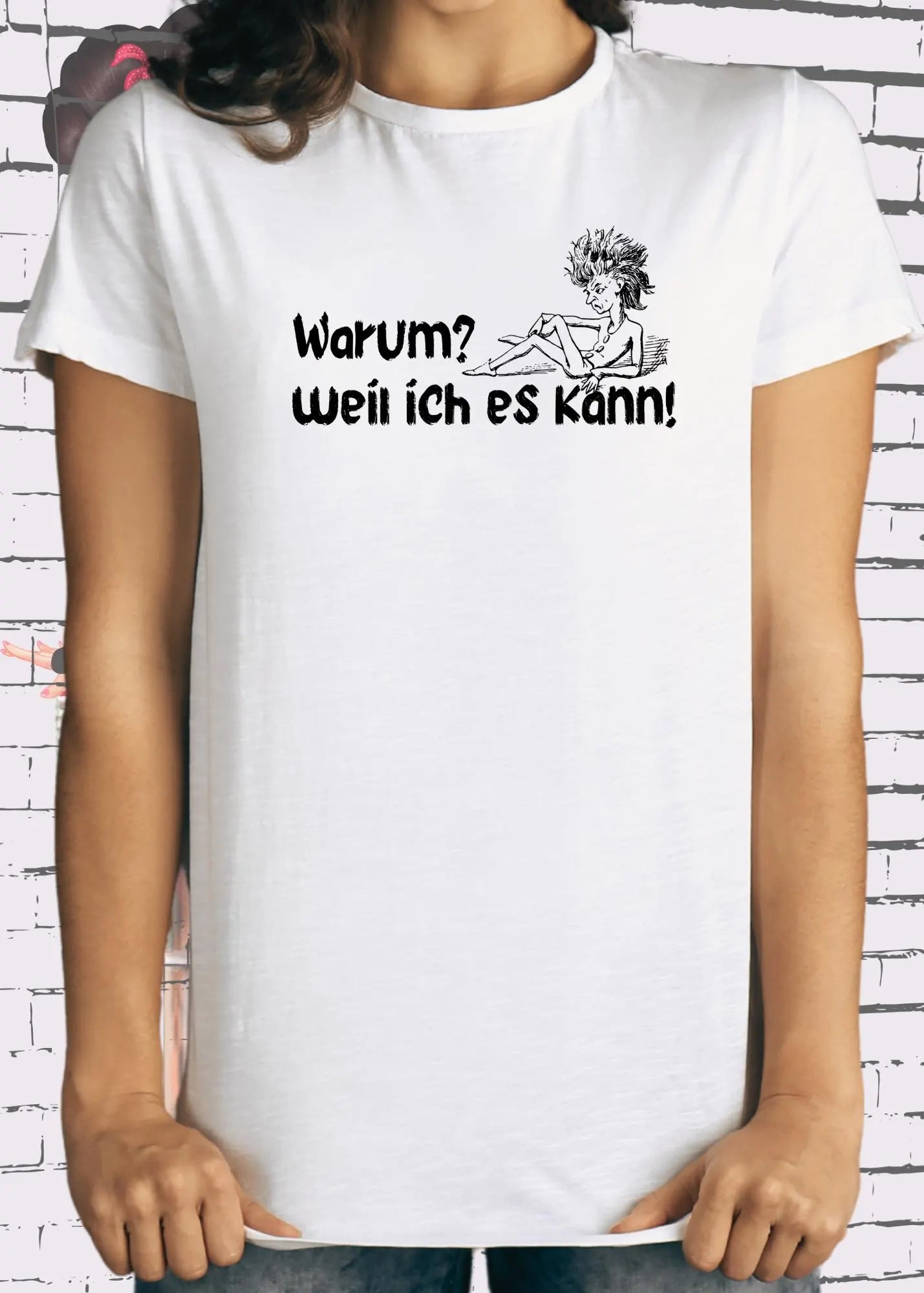 💪 T-Shirt 'Warum? Weil ich es kann!' 😎 - Selbstbewusstes Spruch-Shirt für Macher 🔥