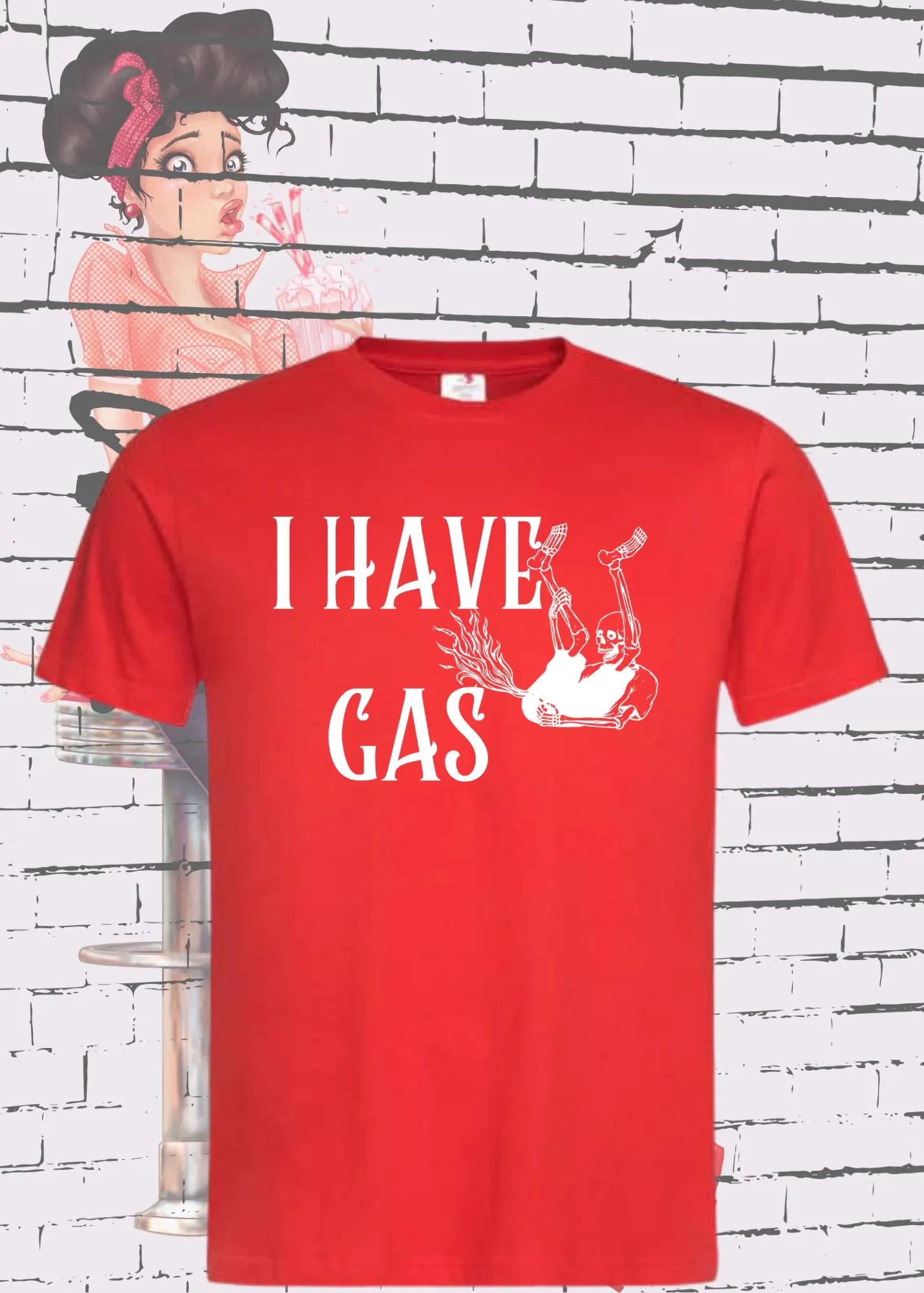 💨 T-Shirt 'I Have Gas' 😏 - Sarkastisches Pupsen-Shirt für Ehrliche 🎁