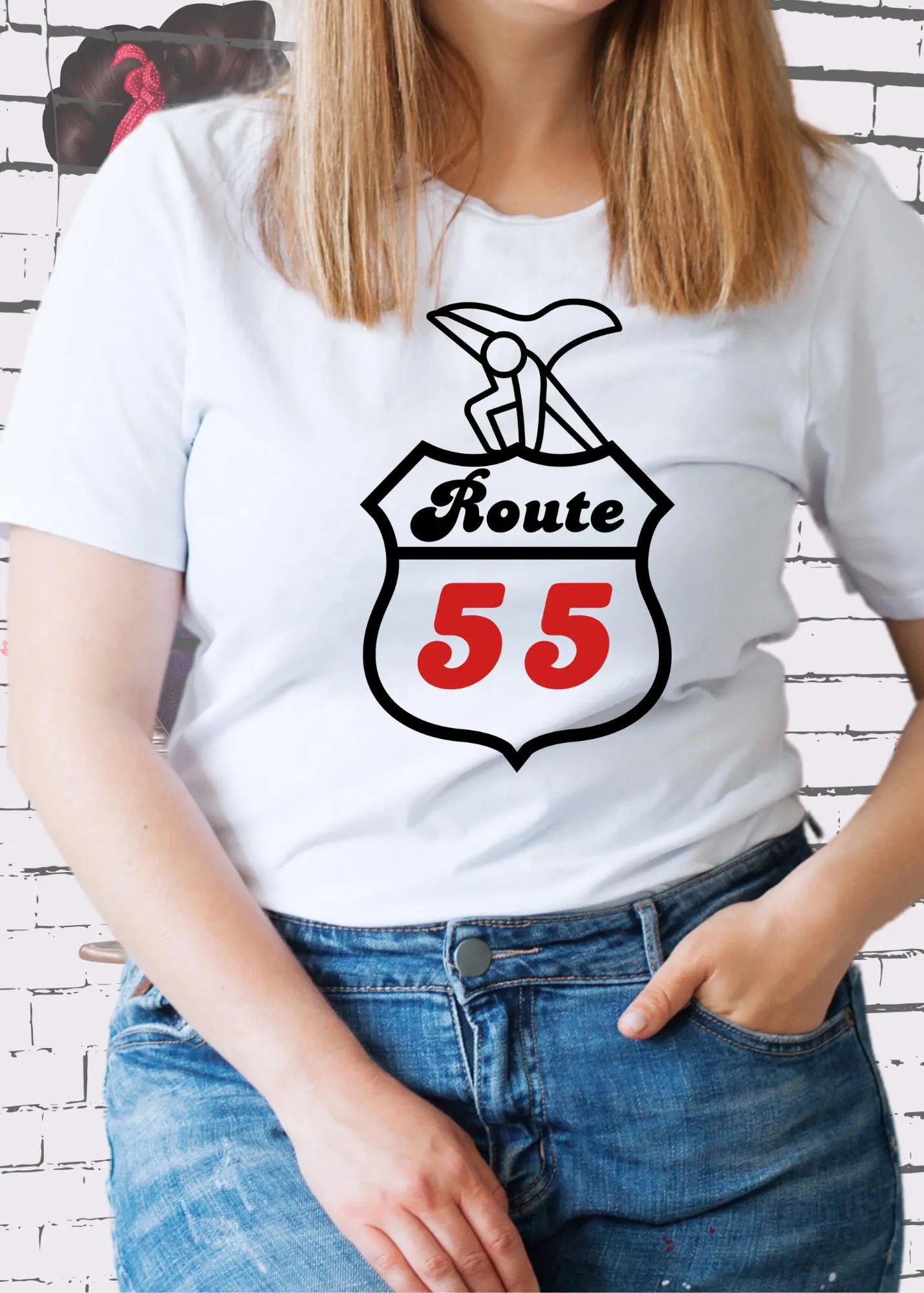 π Route 55 - Unisex T-Shirt zum 55. Geburtstag! πβ¨ Geschenkidee mit Spruch