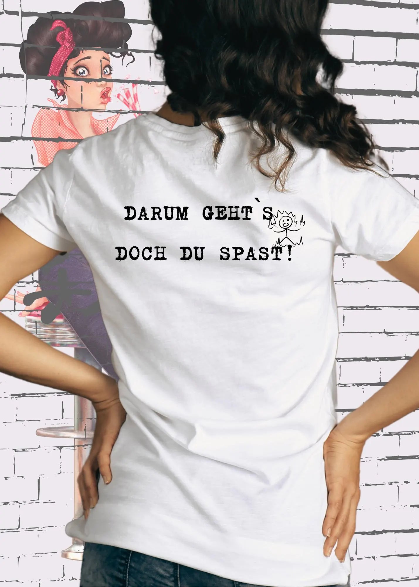 Und wenn wir drauf gehn dabei? Darum gehts doch - Freches Unisex T-Shirt