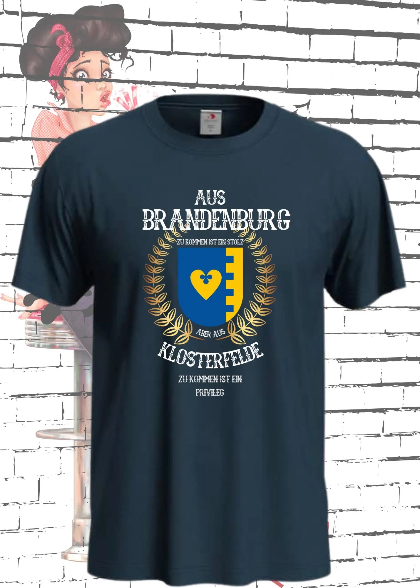 Brandenburg T-Shirt - Klosterfelde Stolz & Privileg | Unisex
