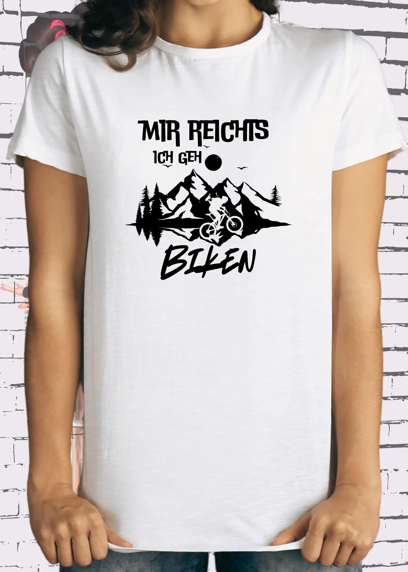 Mir reichts ich geh biken - Lustiges Biker T-Shirt für Fahrrad-Fans