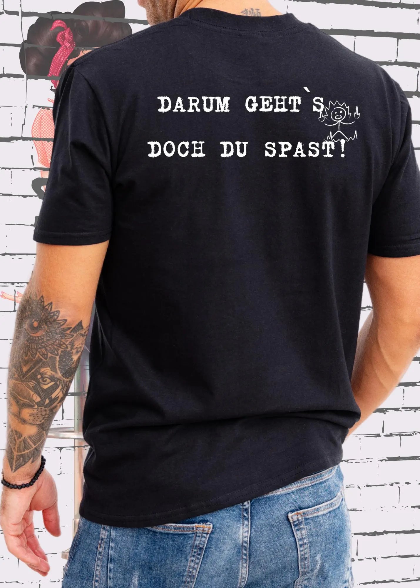 Und wenn wir drauf gehn dabei? Darum gehts doch - Freches Unisex T-Shirt