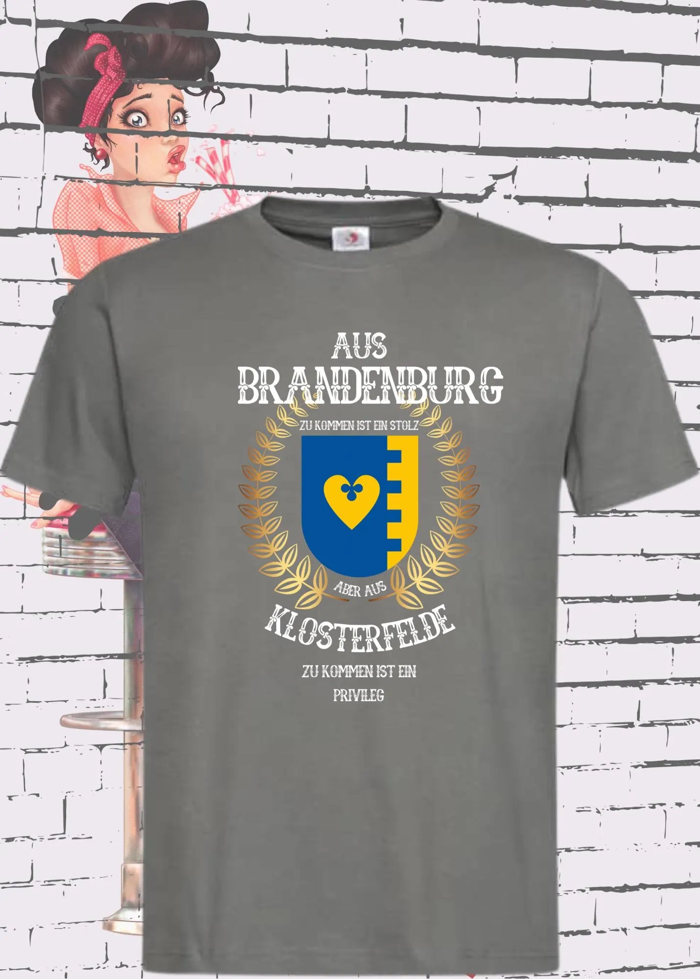 Brandenburg T-Shirt - Klosterfelde Stolz & Privileg | Unisex