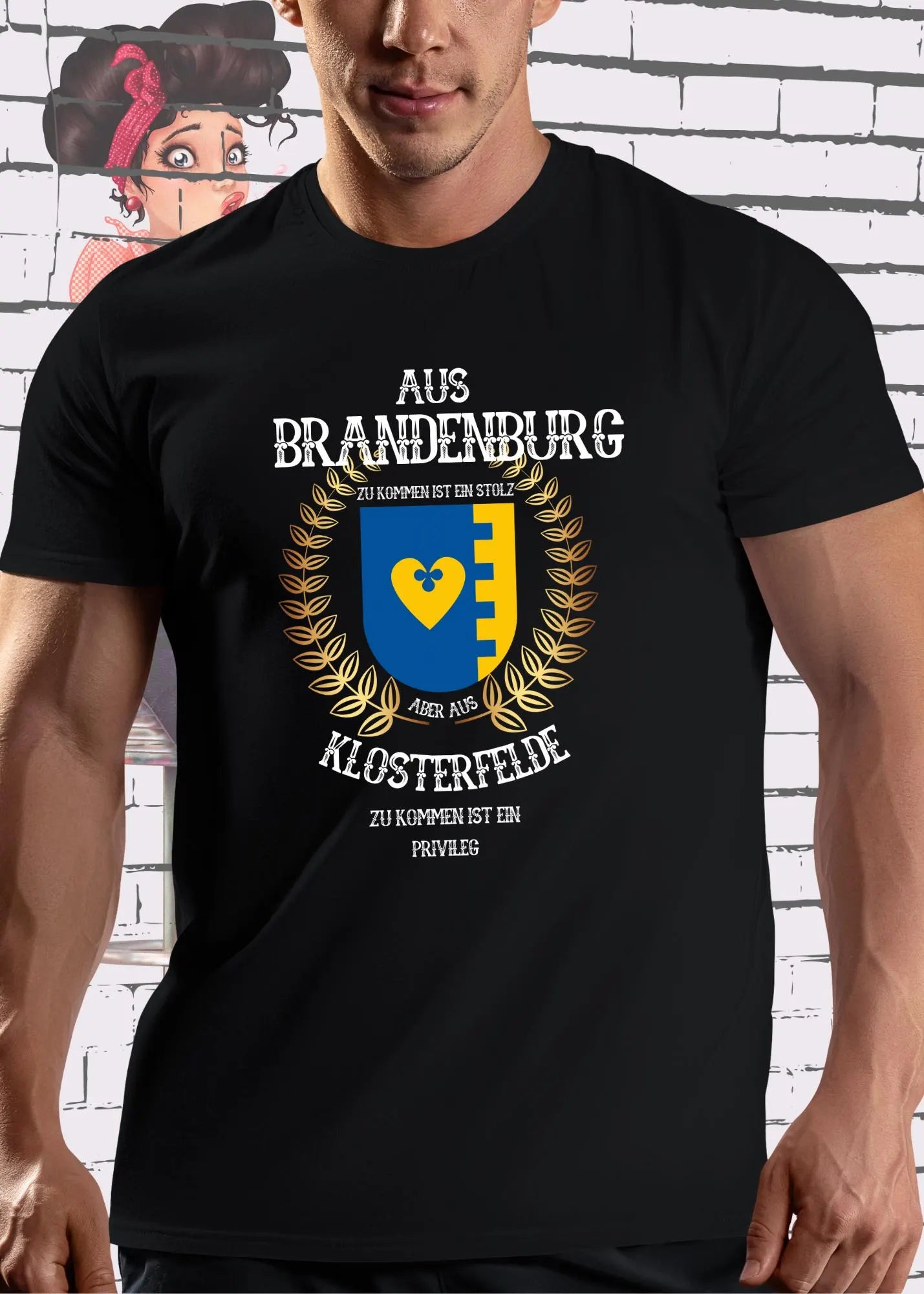 Brandenburg T-Shirt - Klosterfelde Stolz & Privileg | Unisex
