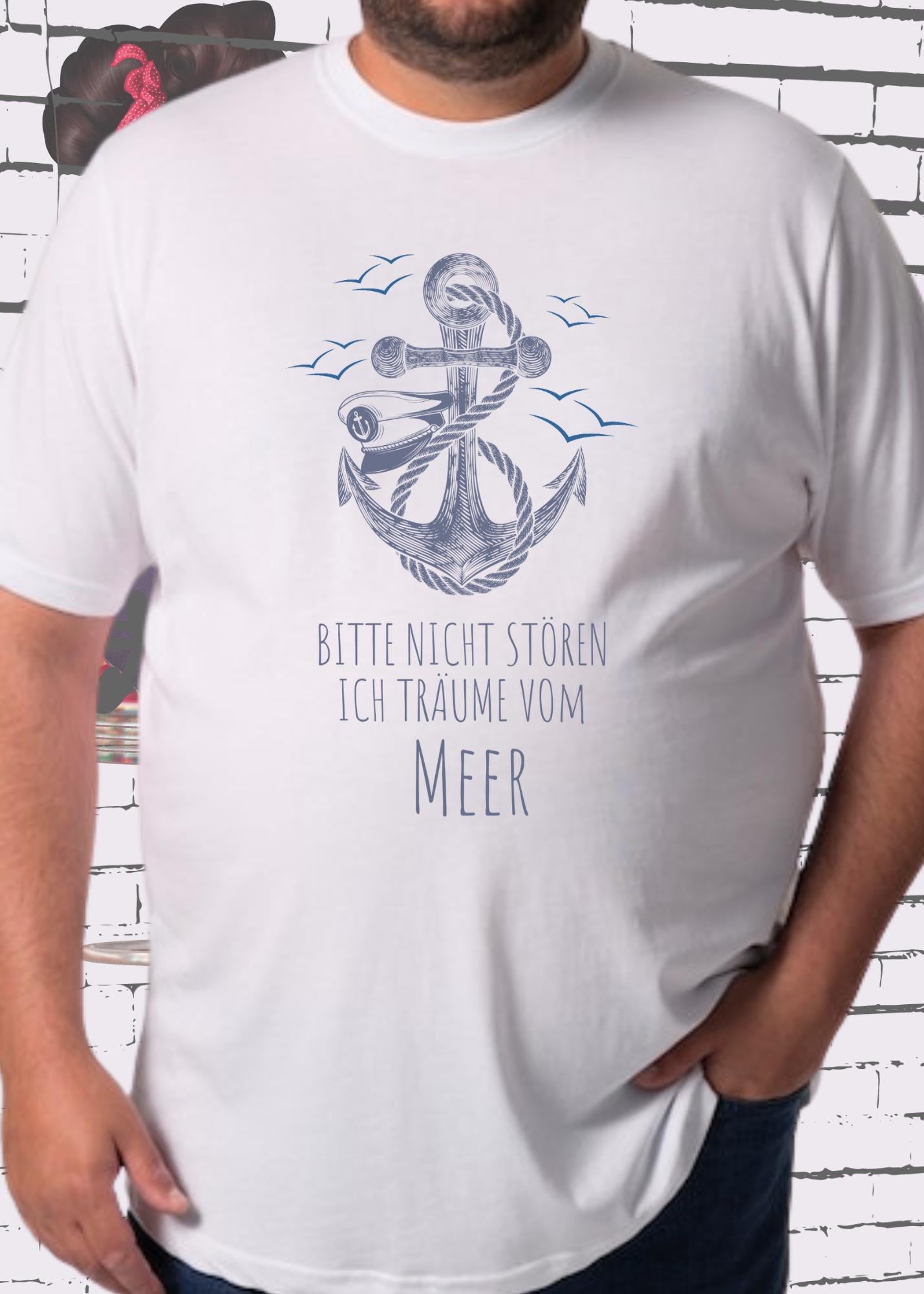 🌊 Unisex T-Shirt 'Bitte nicht stören, ich träume vom Meer' 🏖️