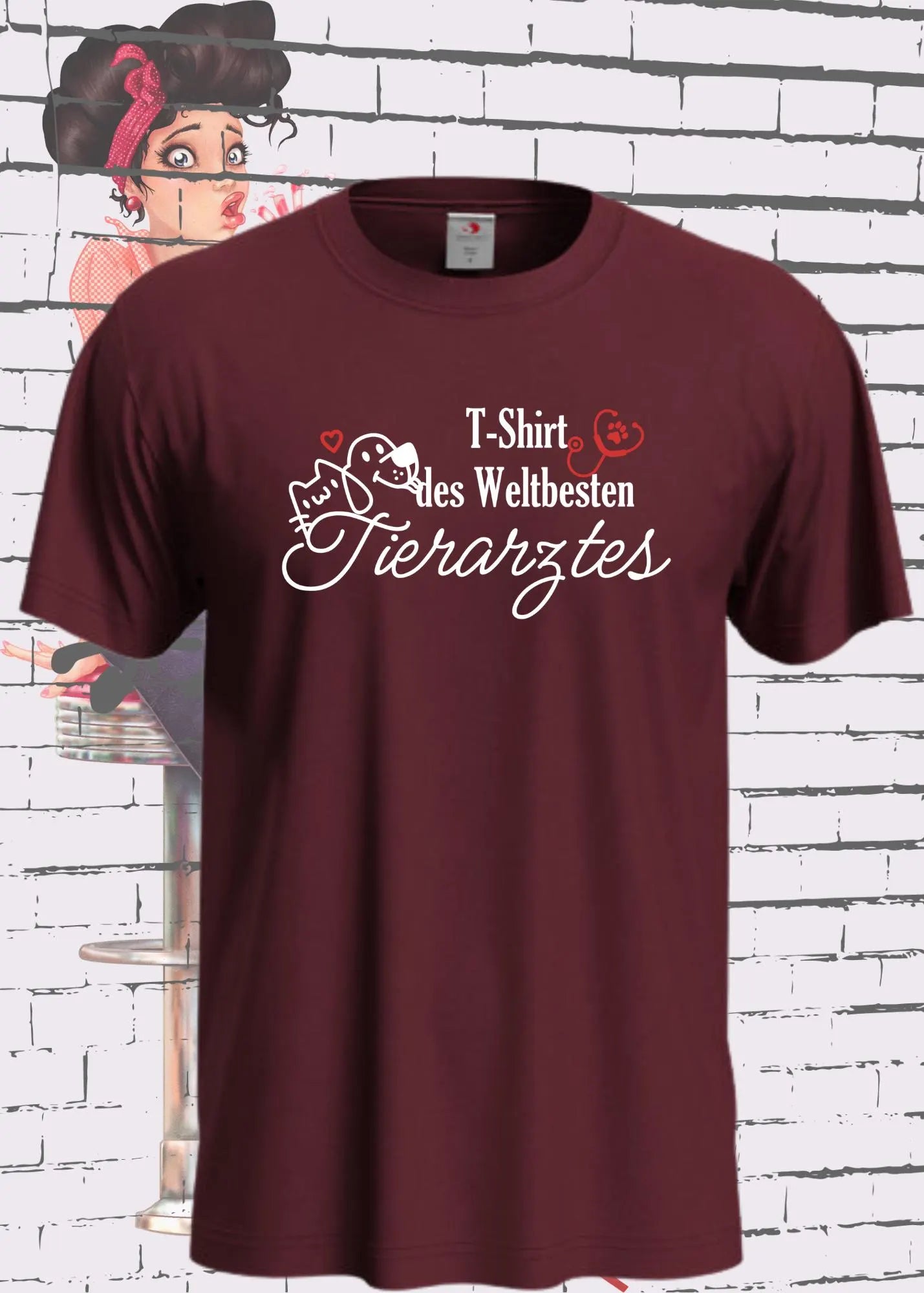 🩺 T-Shirt des Weltbesten Tierarztes - Herren Geschenkidee mit Spruch 👨⚕️