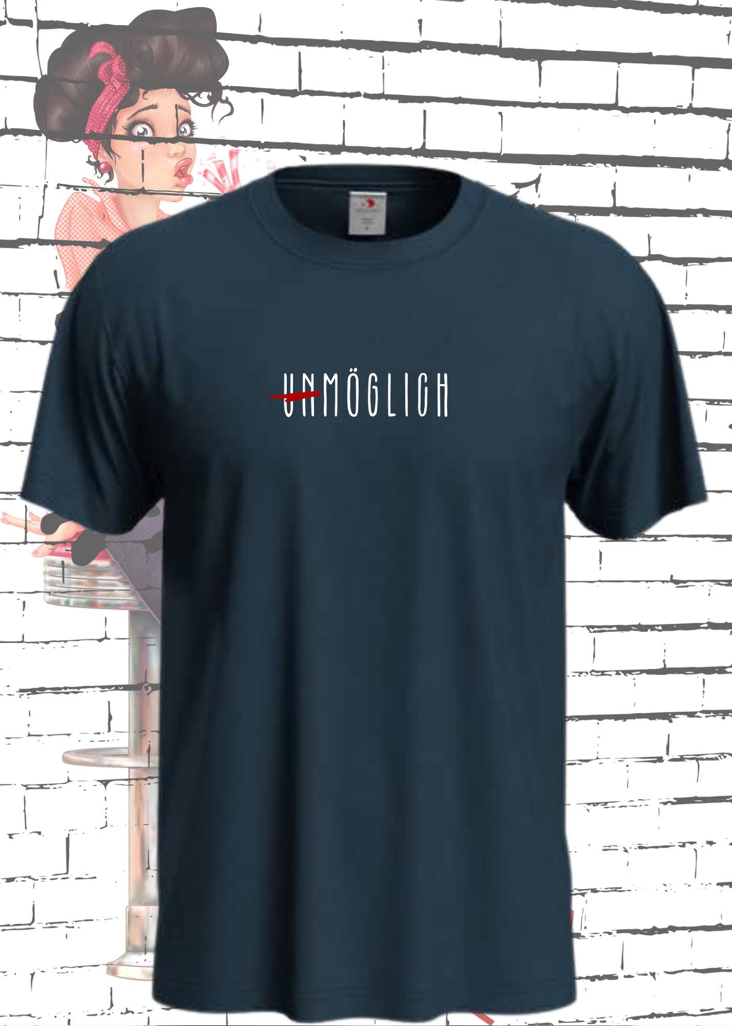 🚀 Un/Möglich - Unmöglich wird Möglich - Unisex Motivations T-Shirt