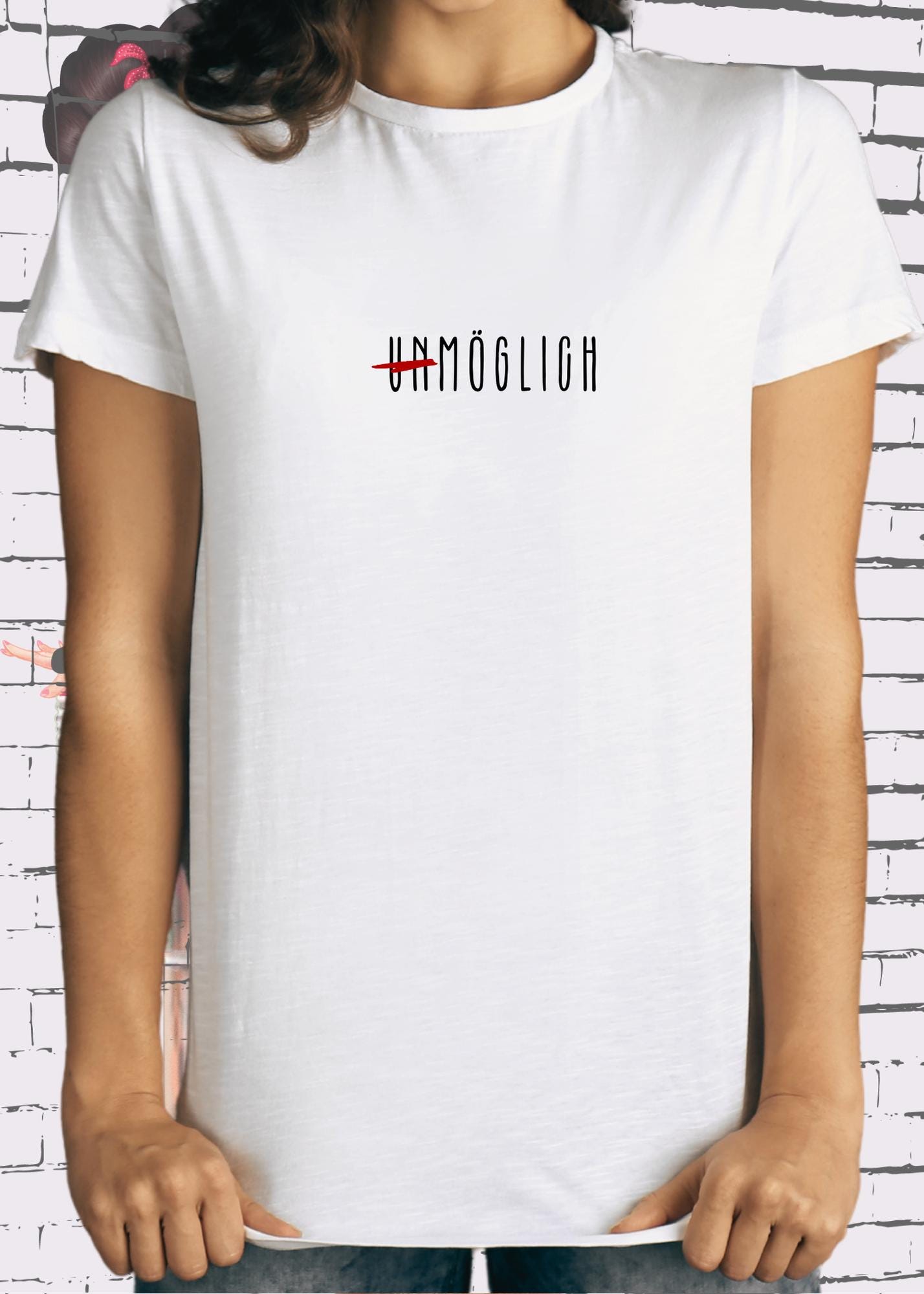 🚀 Un/Möglich - Unmöglich wird Möglich - Unisex Motivations T-Shirt