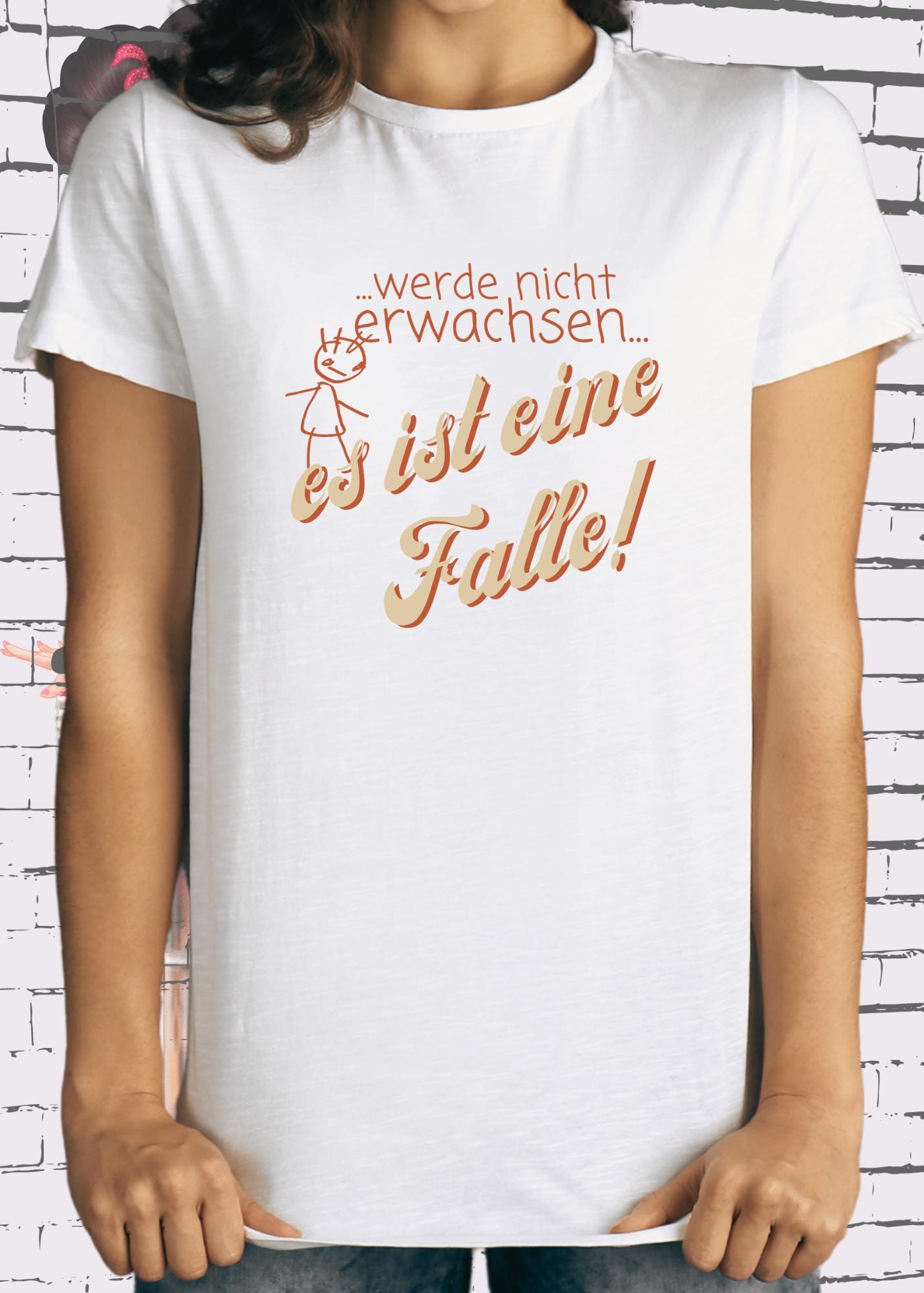 🎈 Werde nicht erwachsen - es ist eine Falle! - Unisex Fun T-Shirt