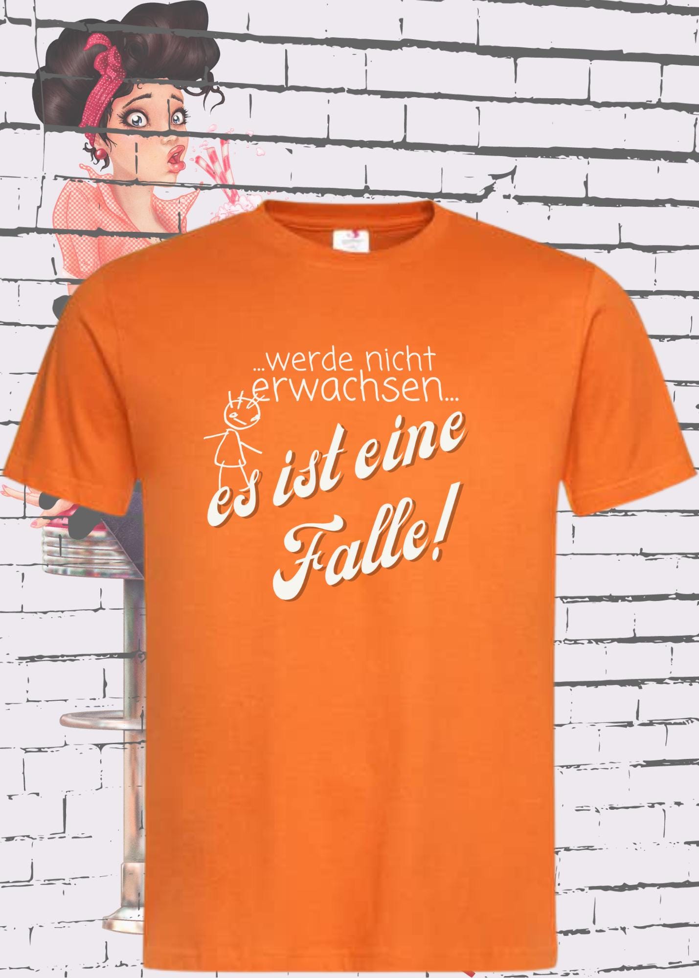 🎈 Werde nicht erwachsen - es ist eine Falle! - Unisex Fun T-Shirt