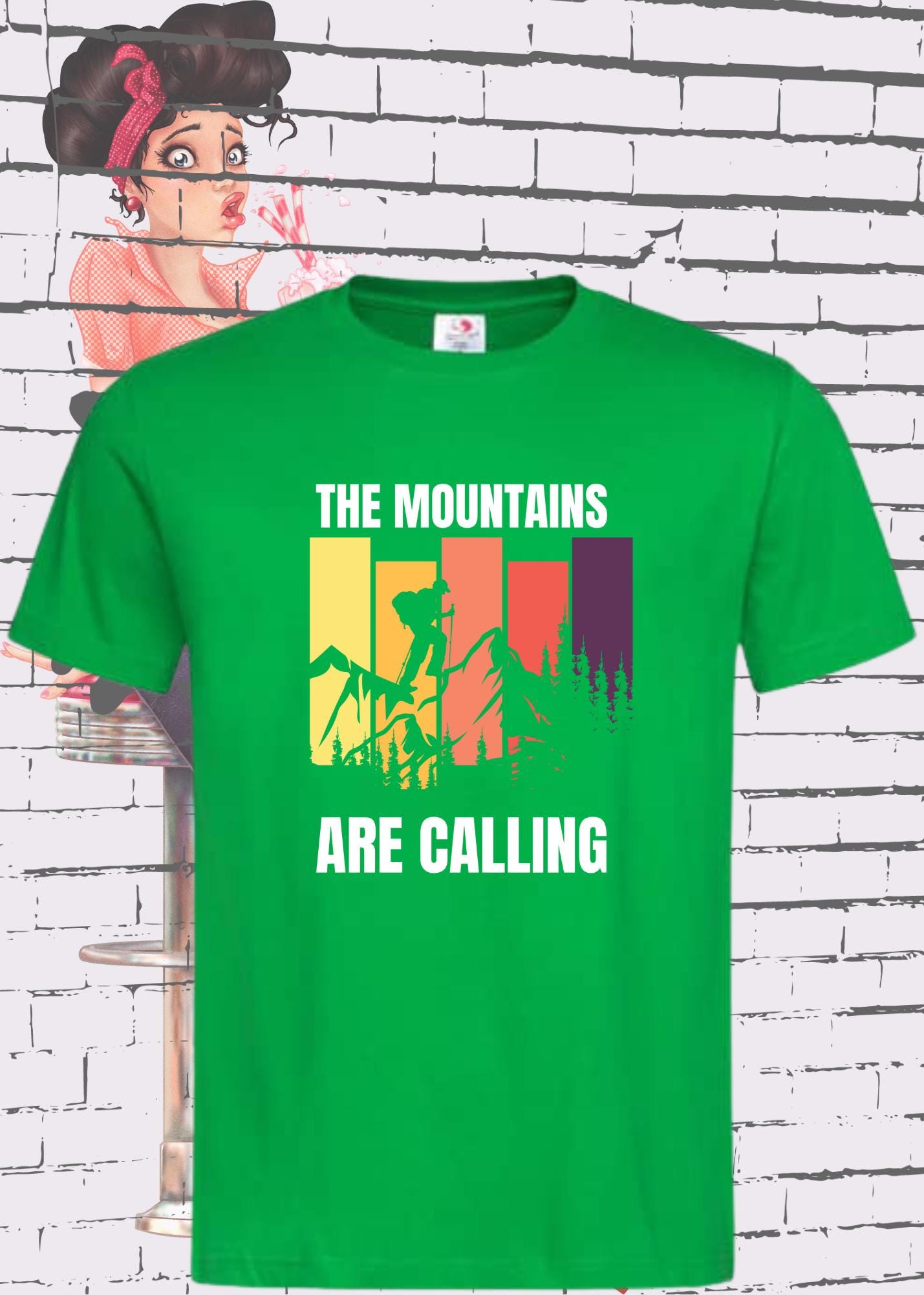 🏔️ The Mountains are Calling - Unisex T-Shirt für Outdoor-Liebhaber ⛰️