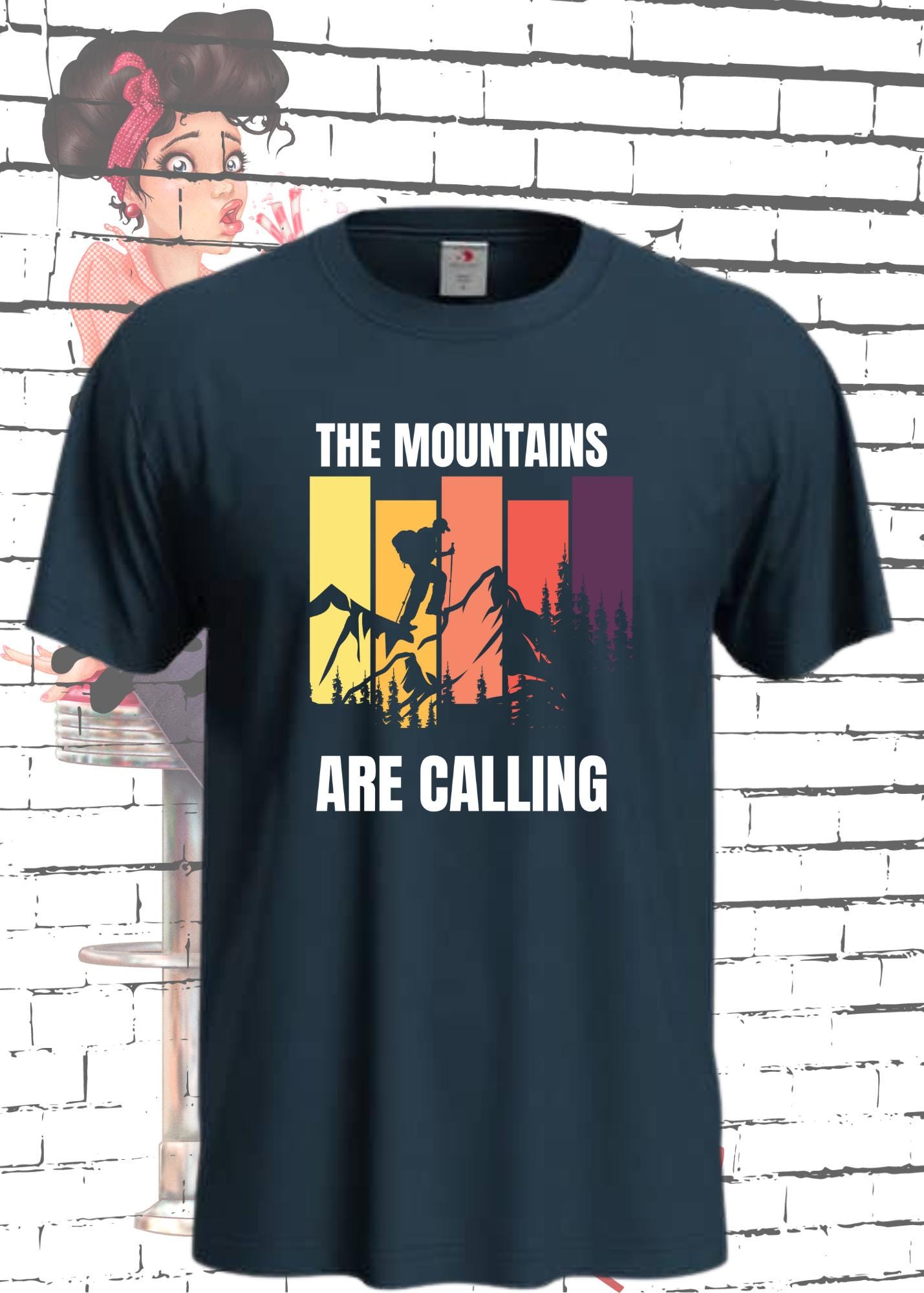 🏔️ The Mountains are Calling - Unisex T-Shirt für Outdoor-Liebhaber ⛰️