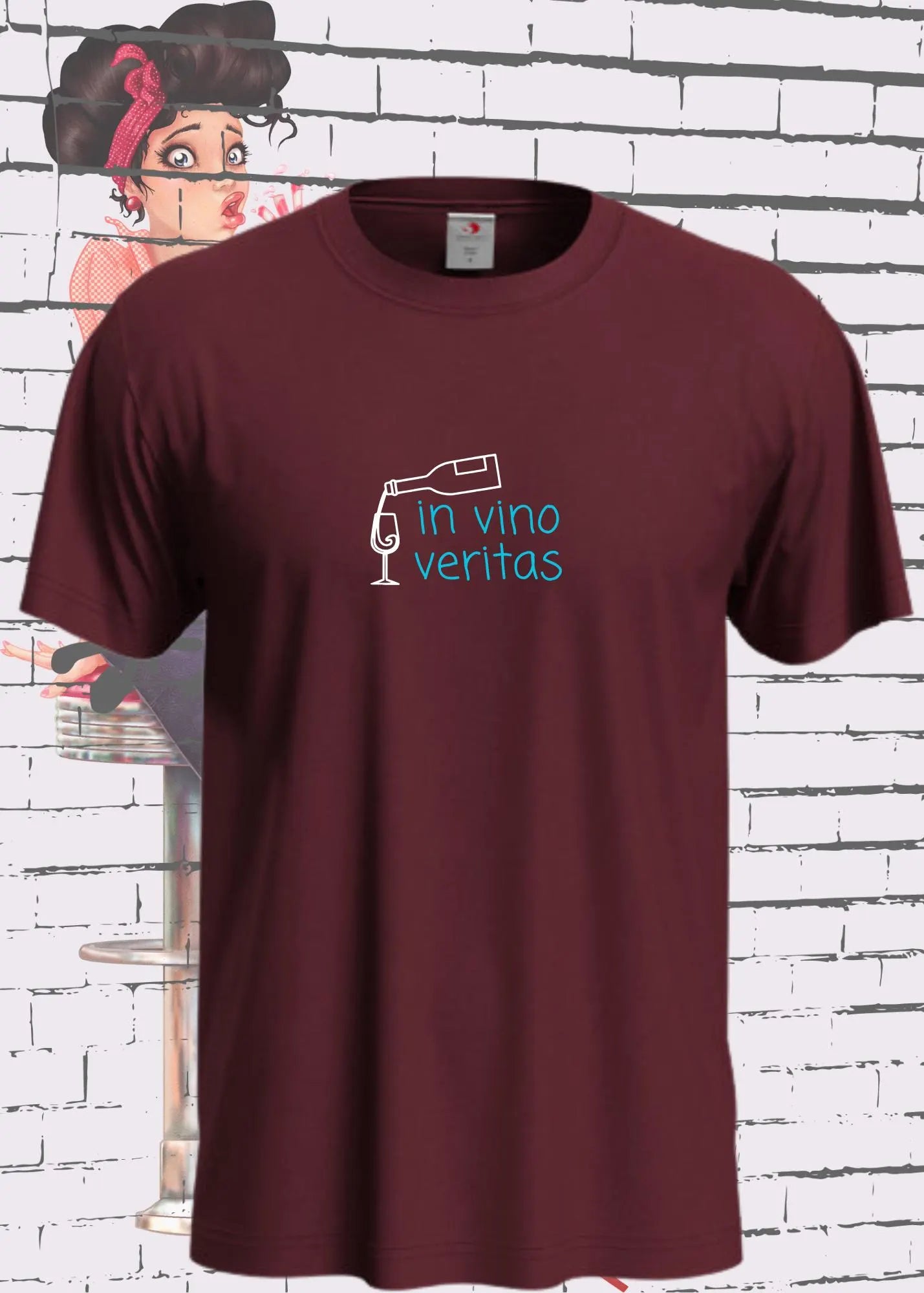 🍷 Unisex T-Shirt 'In Vino Veritas' - Wein Liebhaber Shirt ✨