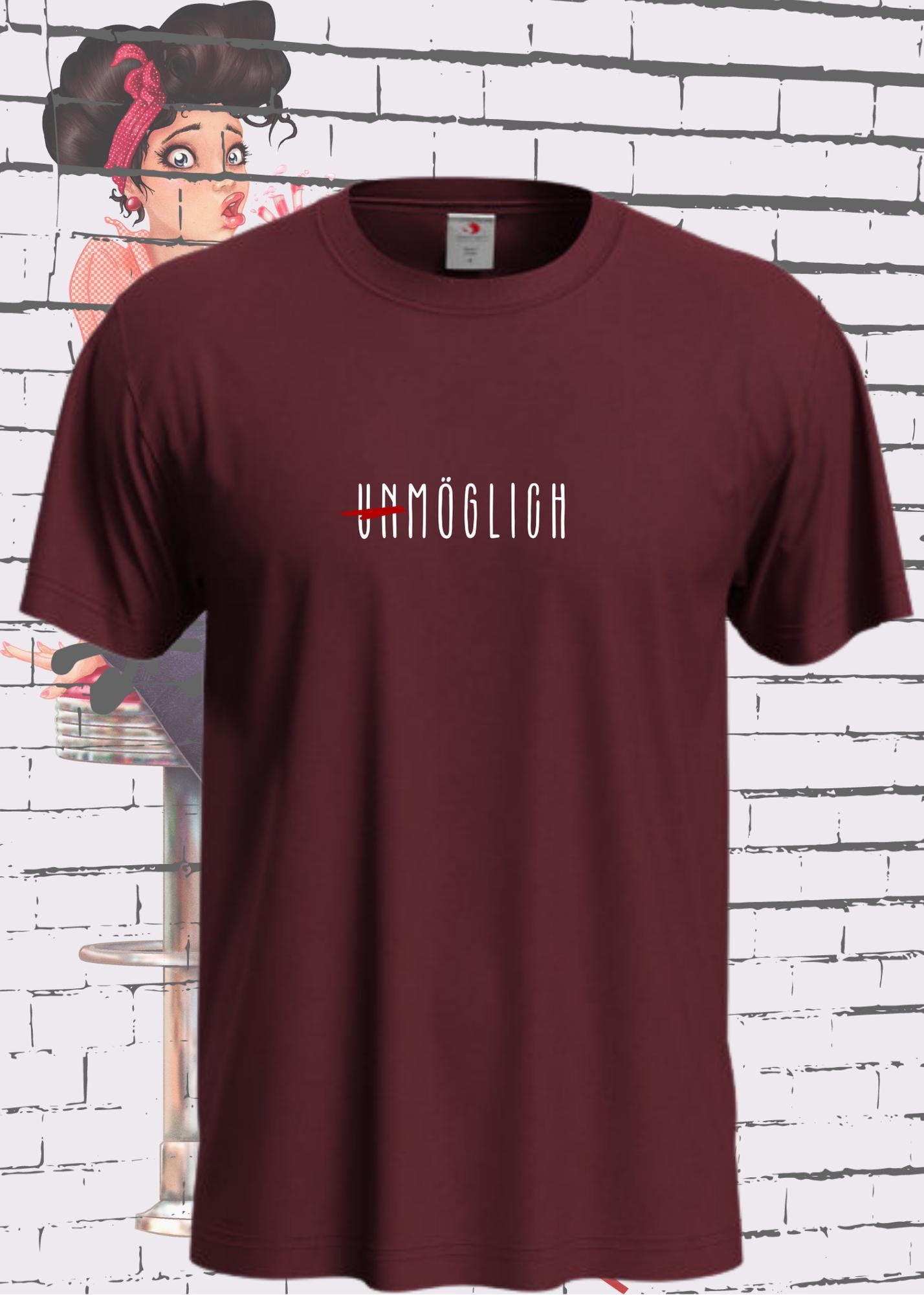 🚀 Un/Möglich - Unmöglich wird Möglich - Unisex Motivations T-Shirt