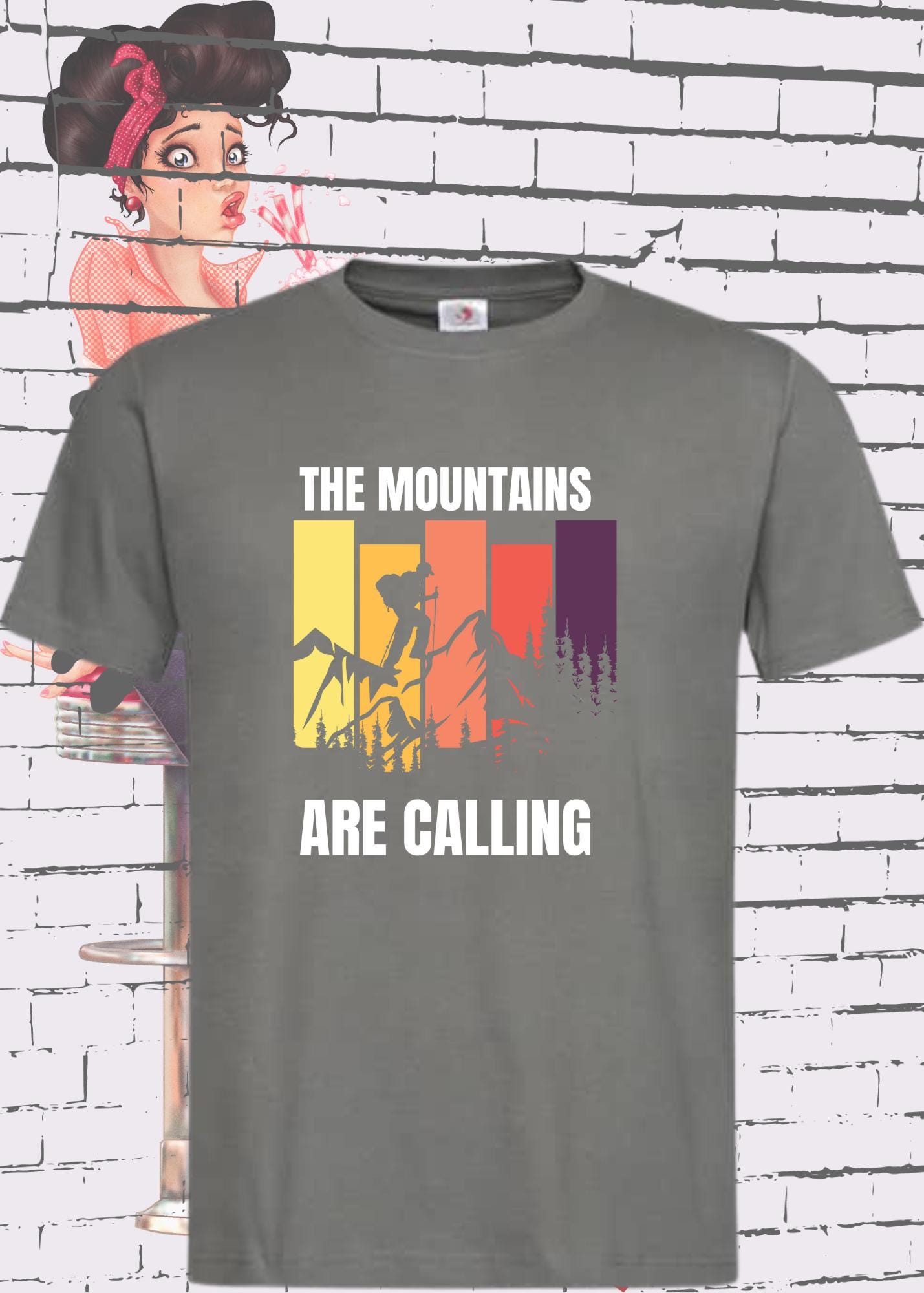 🏔️ The Mountains are Calling - Unisex T-Shirt für Outdoor-Liebhaber ⛰️