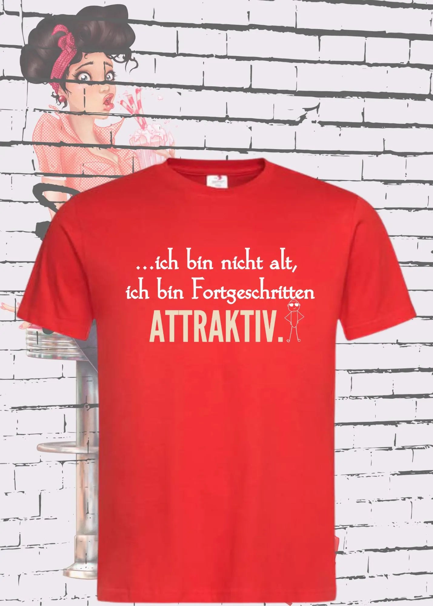 πͺ Ich bin nicht alt - ich bin fortgeschritten attraktiv! Herren T-Shirt π