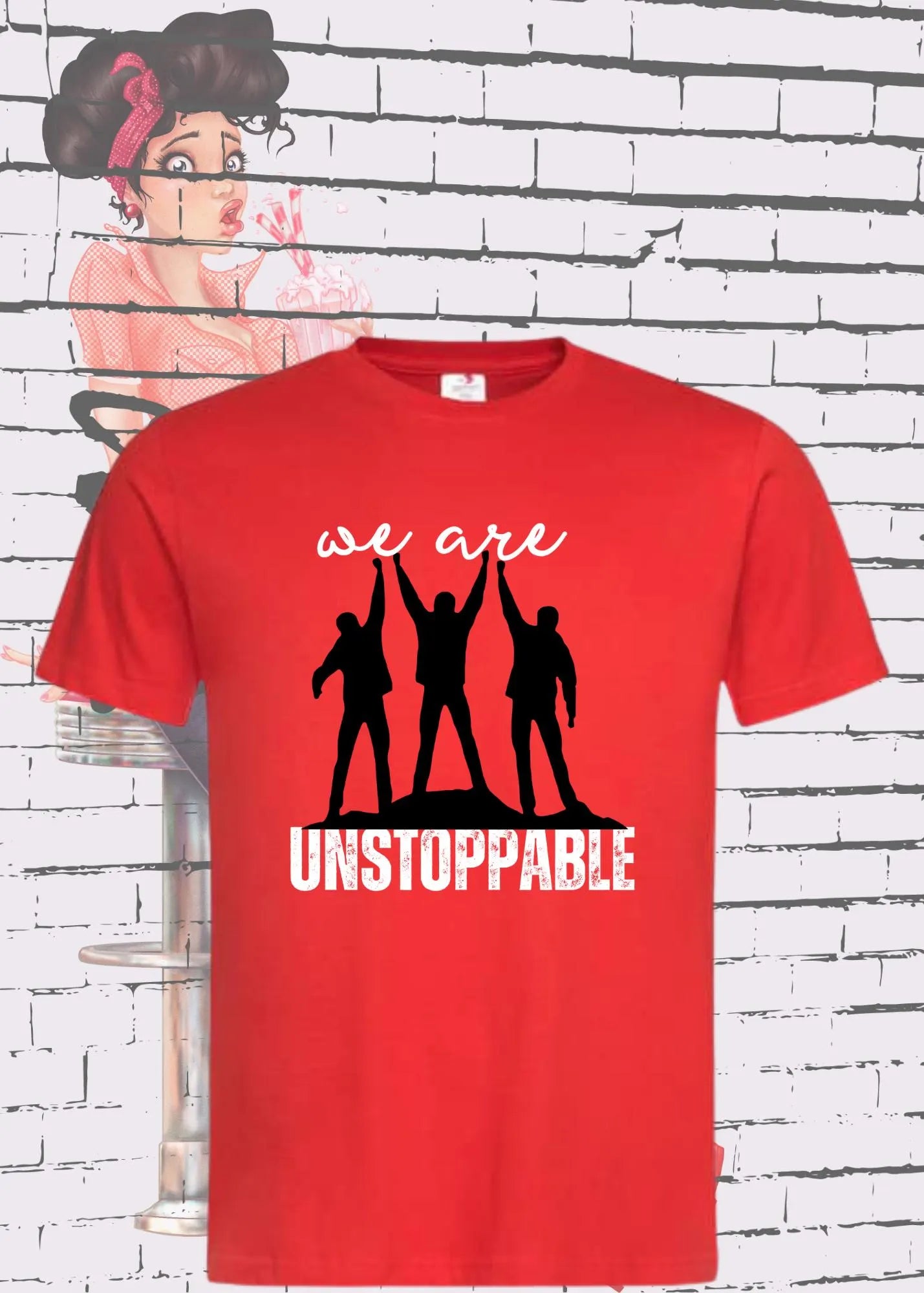 💪 T-Shirt 'We are unstoppable' 🚀 - Motivations Team-Shirt für Unaufhaltsame 🔥