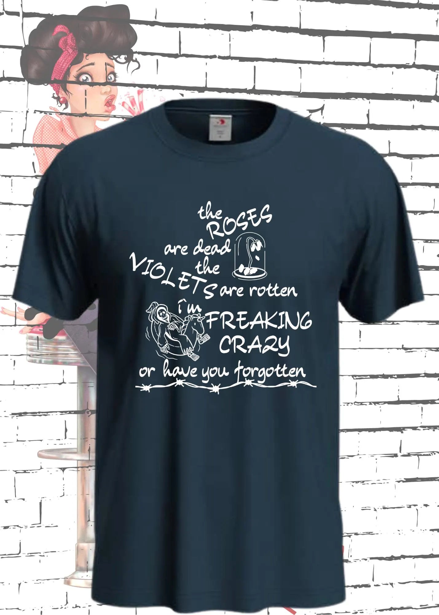 🔥 T-Shirt I'm Freaking Crazy - Lustiger Spruch Geschenkidee Geburtstag Unisex Statement