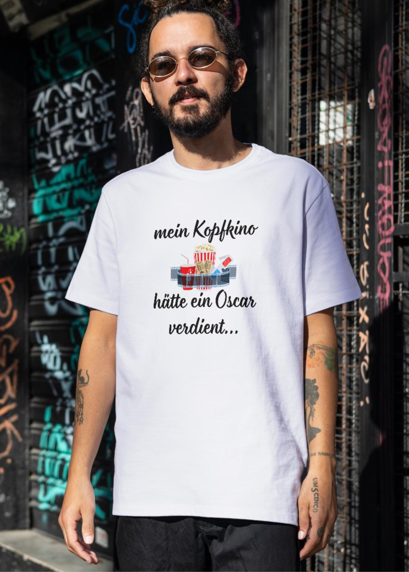 π¬ T-Shirt Mein Kopfkino hΓ€tte einen Oskar verdient π Geschenkidee T-Shirt π Geschenkidee Geburtstag π Unisex T-Shirt π