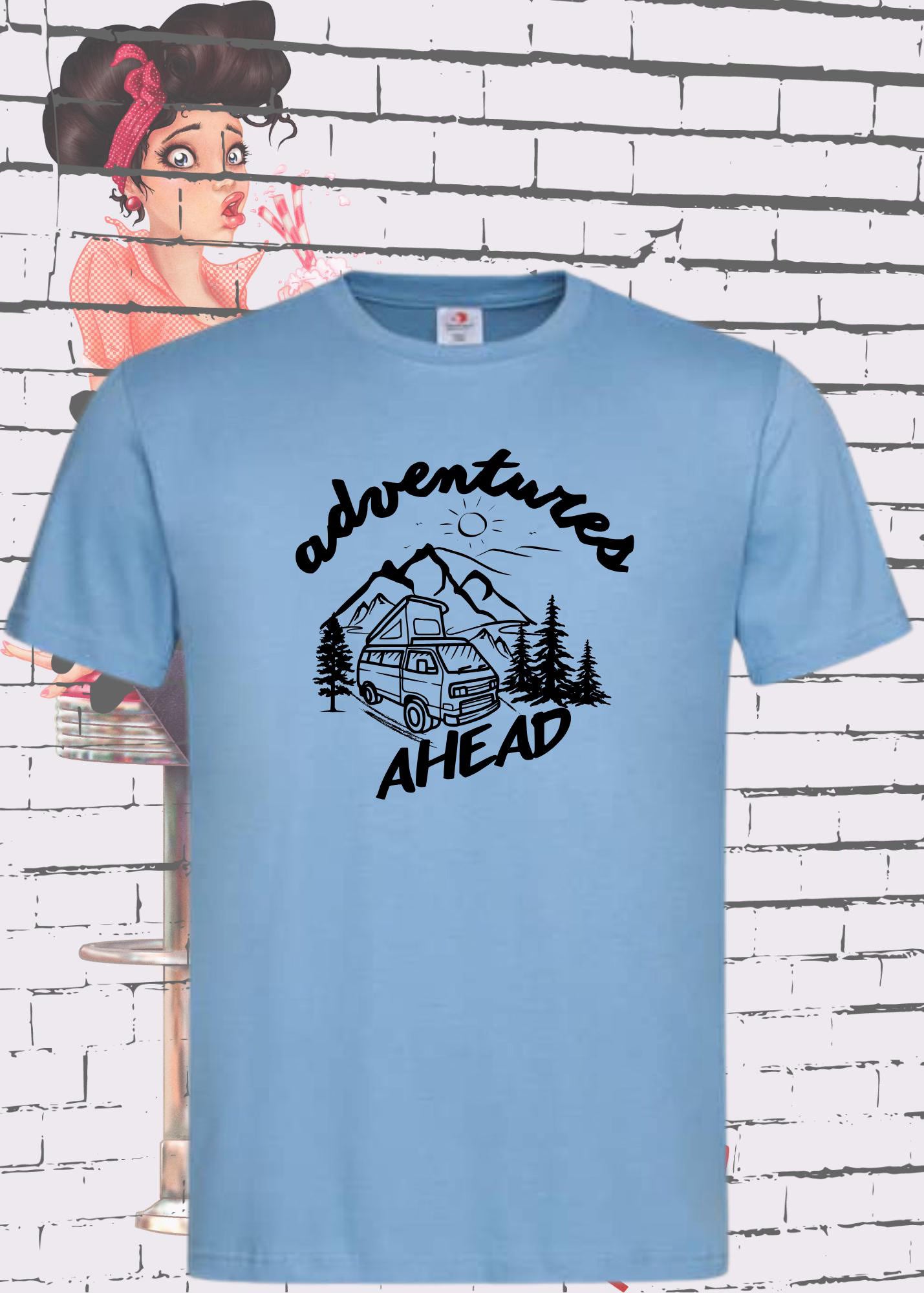 🌟 Unisex T-Shirt 'Adventures Ahead' - Abenteuer Shirt ✨