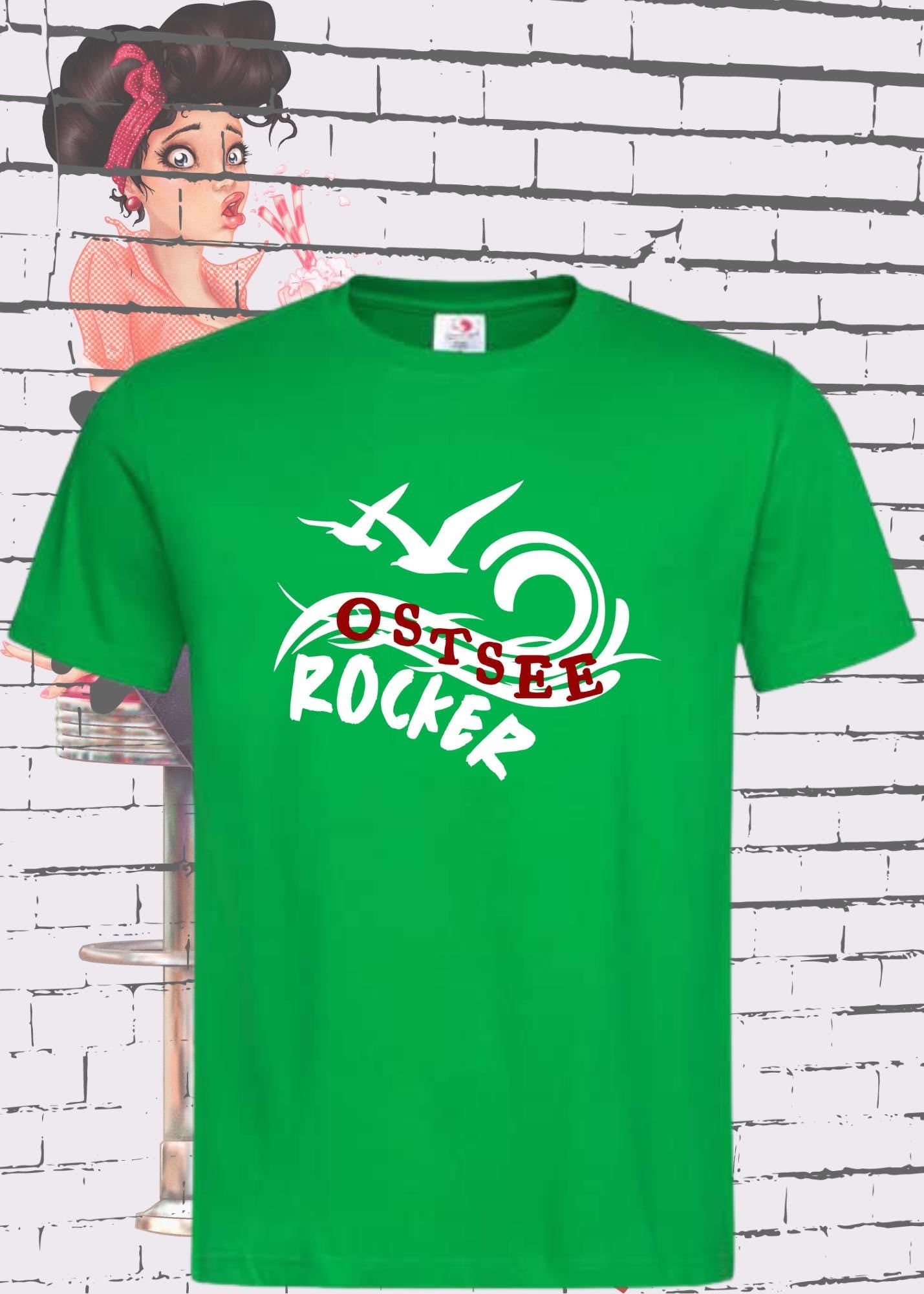 🌊 T-Shirt 'Ostsee Rocker' - Norddeutschland Geschenk Unisex Küsten-Style