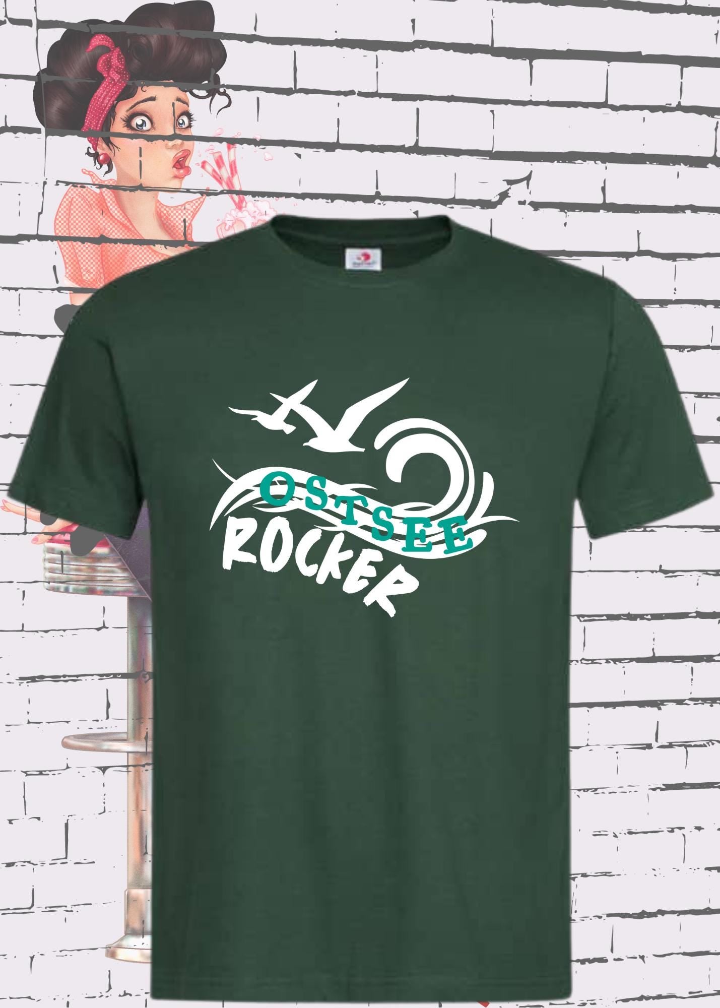 🌊 T-Shirt 'Ostsee Rocker' - Norddeutschland Geschenk Unisex Küsten-Style
