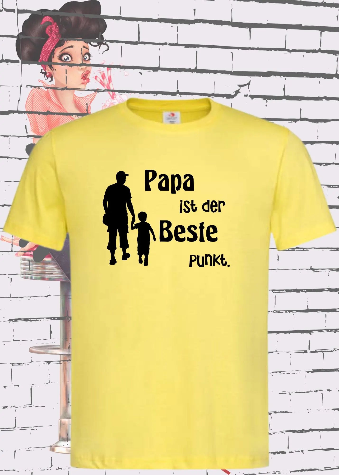 π¨βπ§βπ¦ Herren T-Shirt 'Papa ist der Beste Punkt.' π | Stolzer Papa Shirt