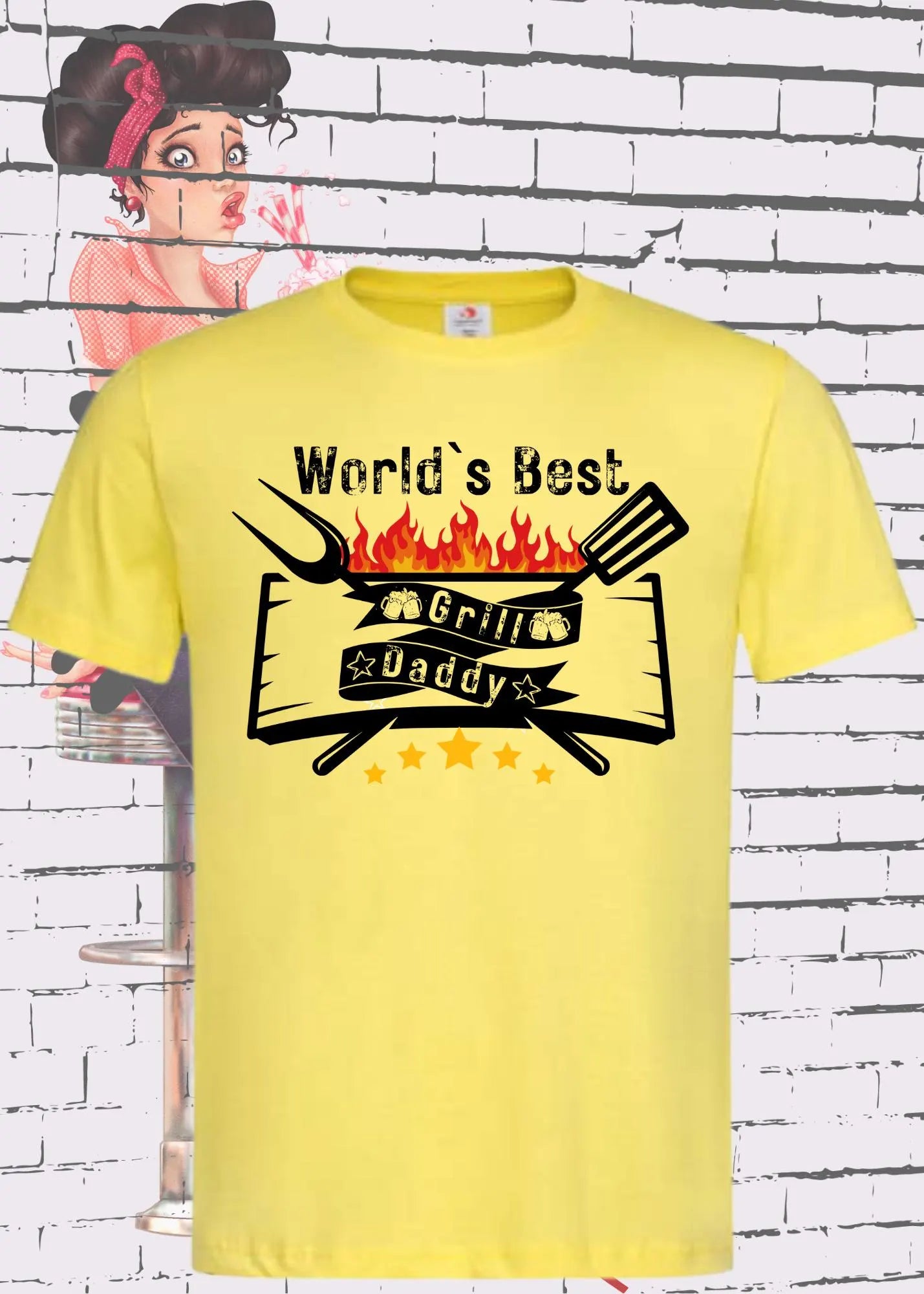 π₯π¨βπ³ Herren T-Shirt World's Best Grill Daddy - Der Grillmeister! π₯©