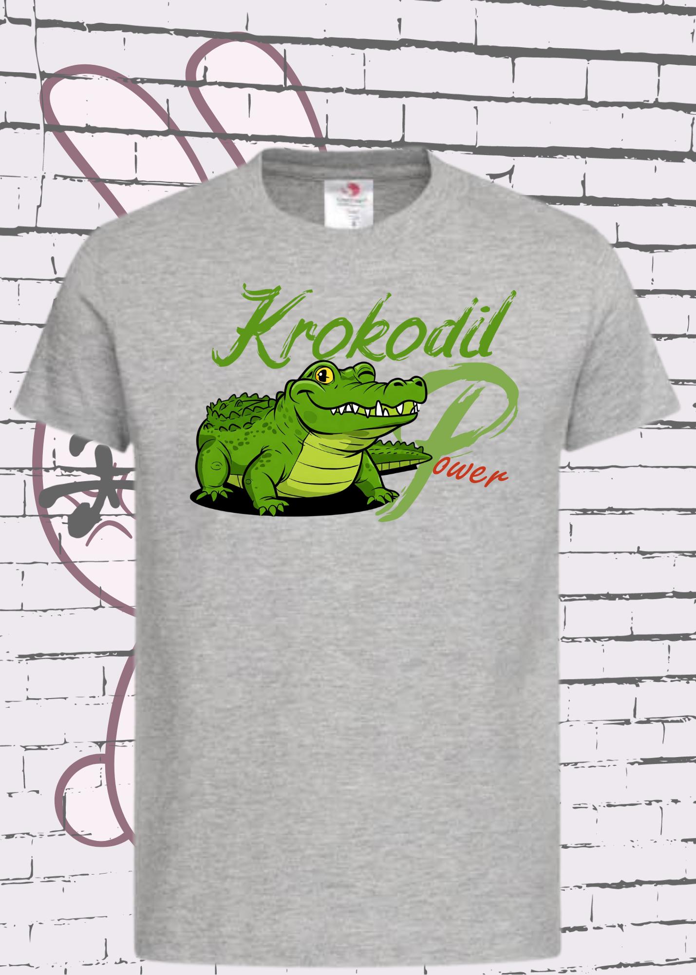 🐊💪 Kinder T-Shirt Krokodil Power - Stark wie ein Dschungelkönig! 👑