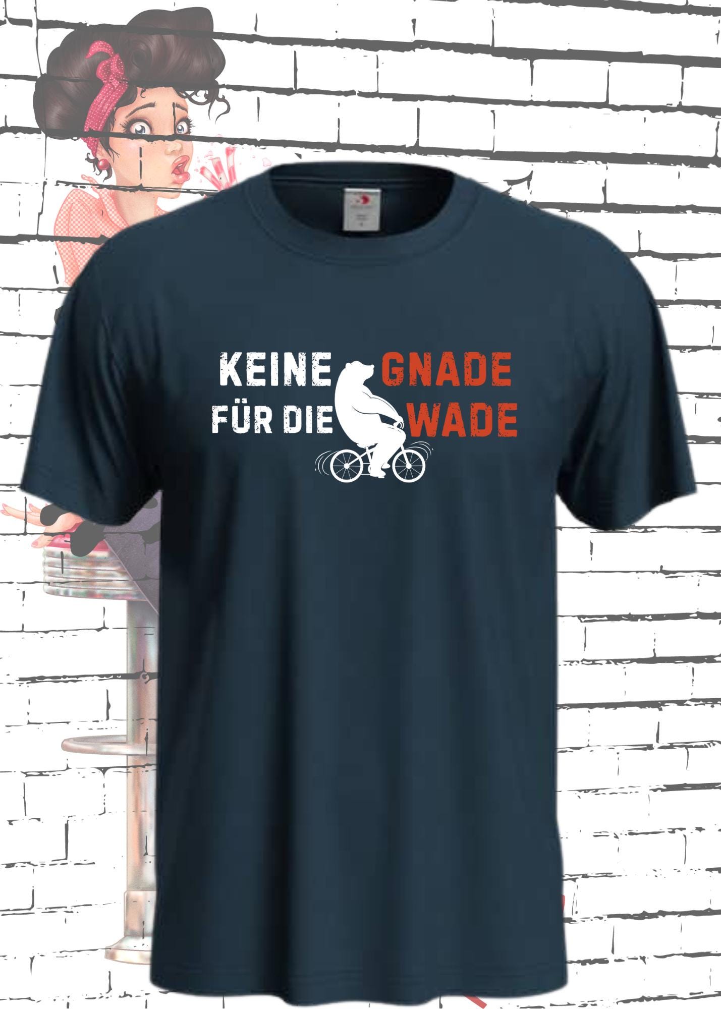 π΄ββοΈ T-Shirt Keine Gnade fΓΌr die Wade πͺ Geschenkidee T-Shirt π Geschenkidee Geburtstag π Unisex T-Shirt π T-Shirt fΓΌr Radler π΄ββοΈ