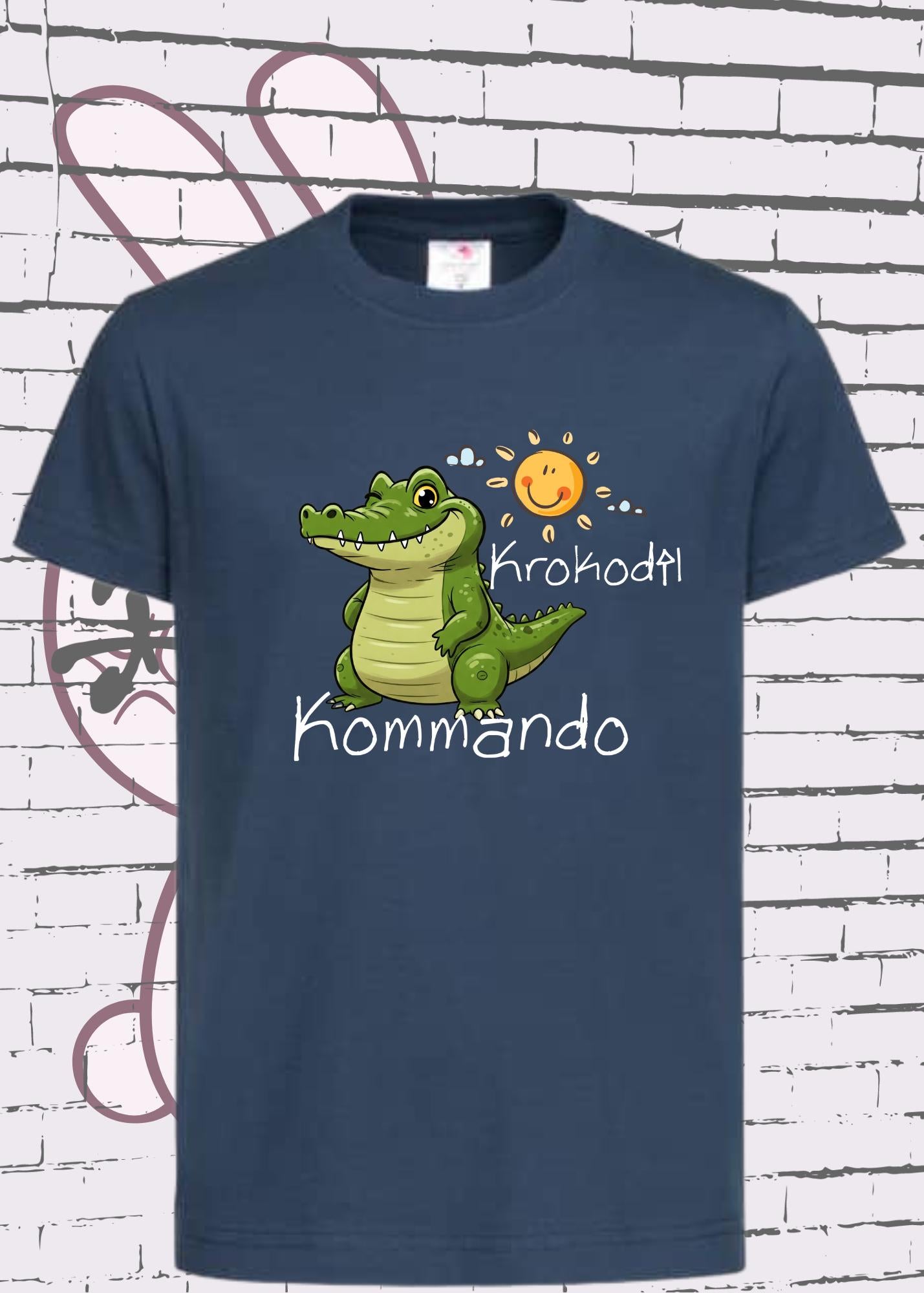 🐊⚡ Kinder T-Shirt Krokodil Kommando - Einsatzbereit für Abenteuer! 🎯