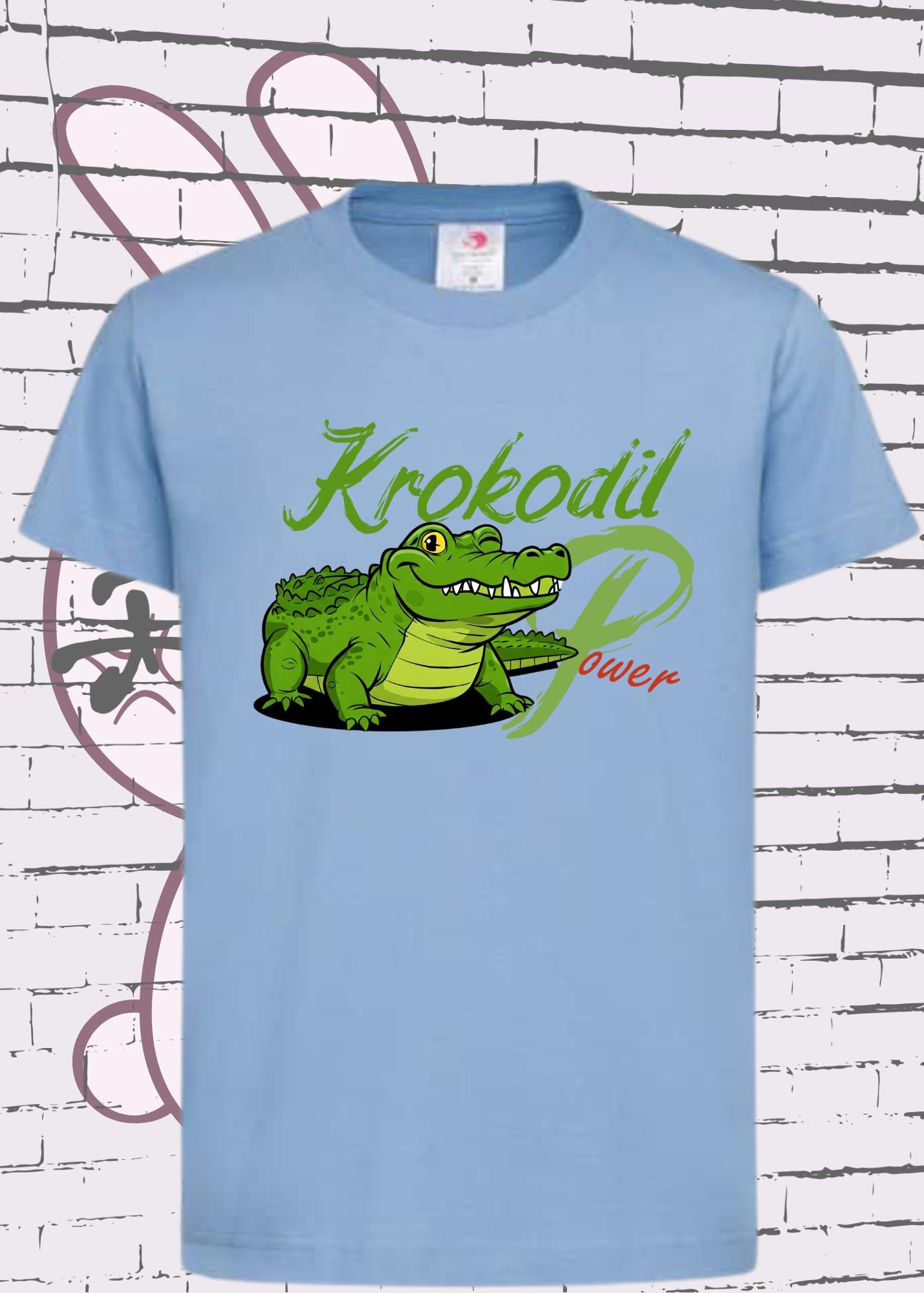 🐊💪 Kinder T-Shirt Krokodil Power - Stark wie ein Dschungelkönig! 👑