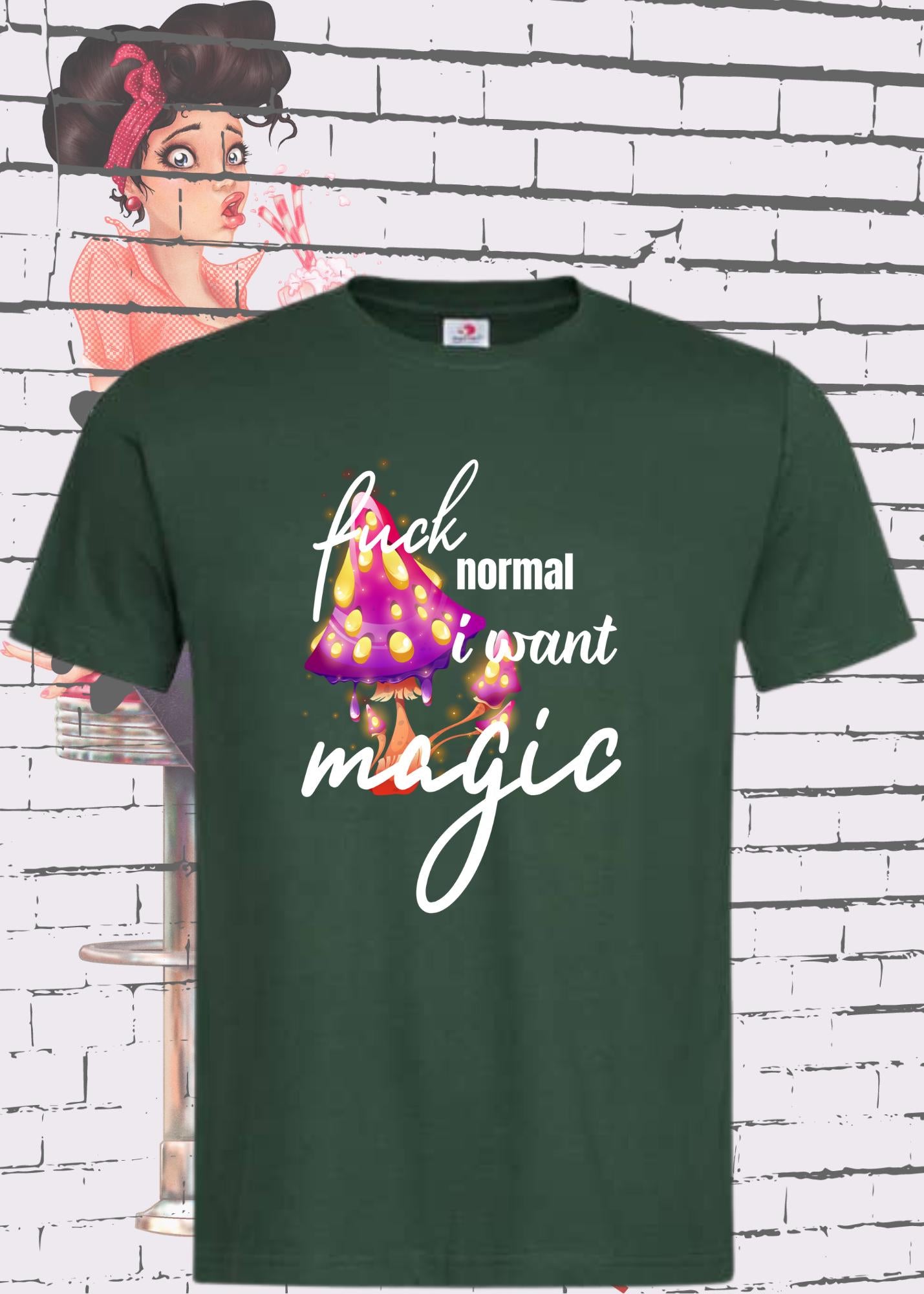 ✨ Fuck Normal I Want Magic! - Rebellisches Unisex T-Shirt 🔮😂