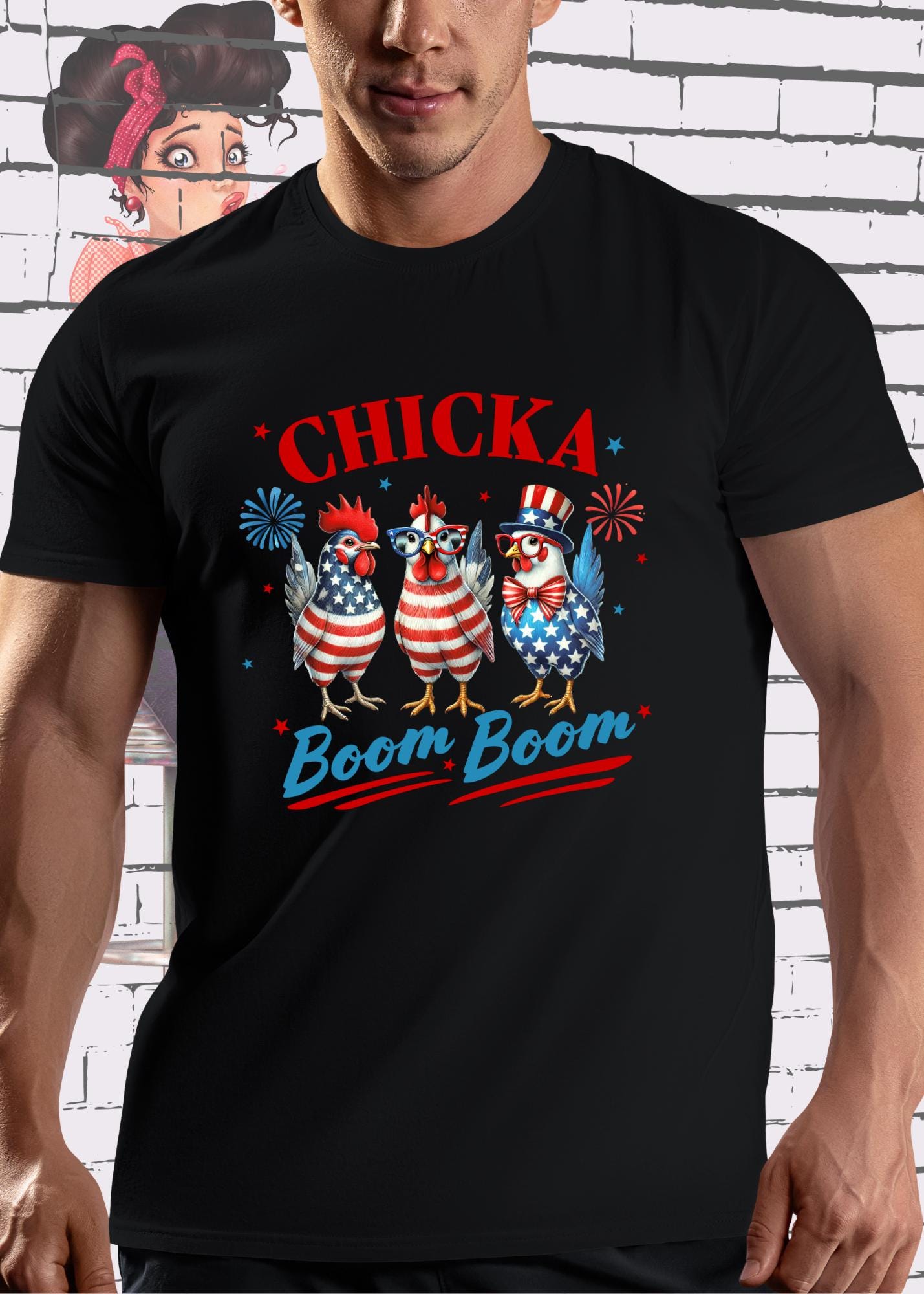 🎵 Unisex T-Shirt - Chicka Boom Boom! Retro Musik Vibes ✨