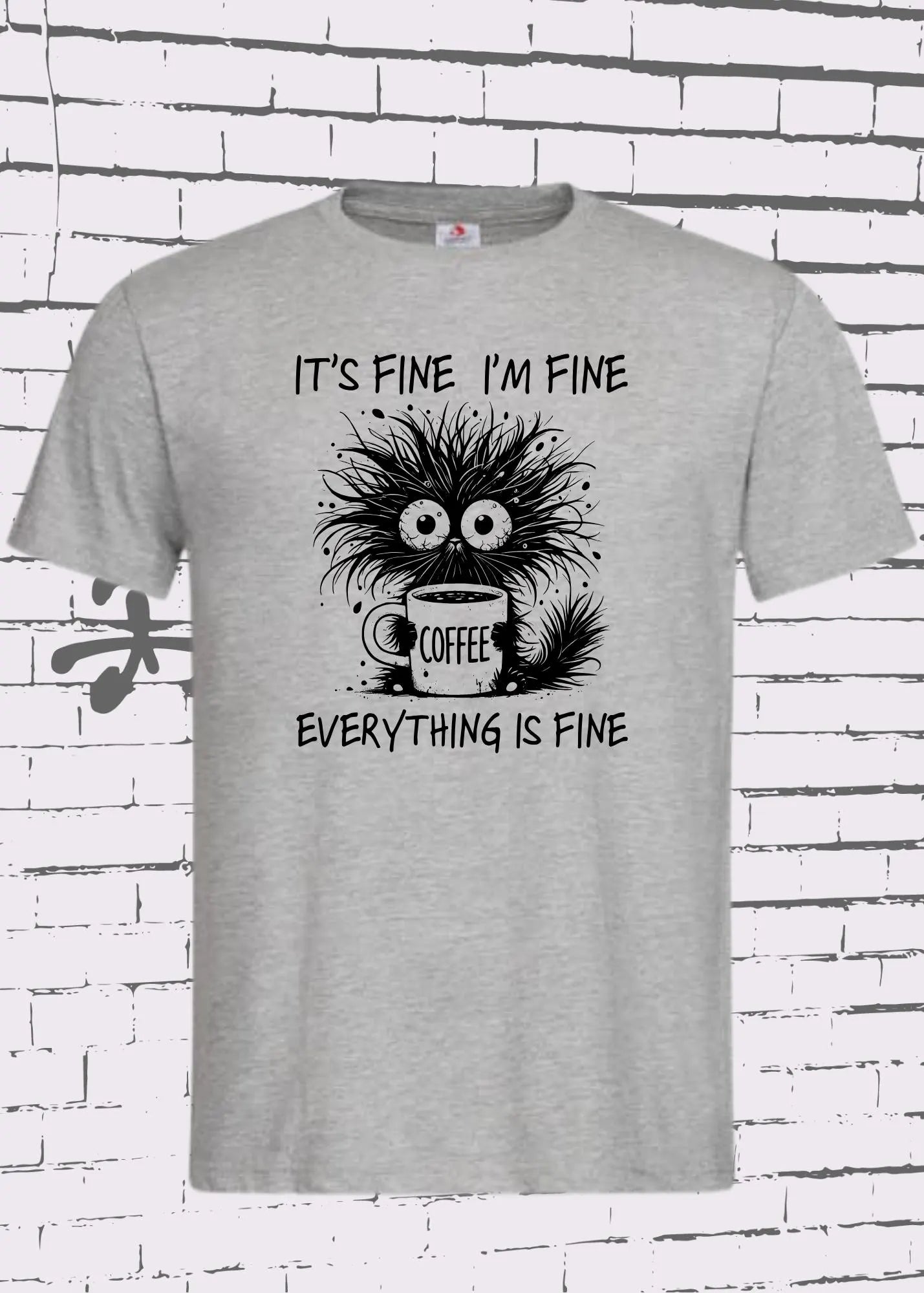 π₯ T-Shirt It's fine I'm fine everything is fine π± Katzenspruch Geschenkidee Unisex π
β¨