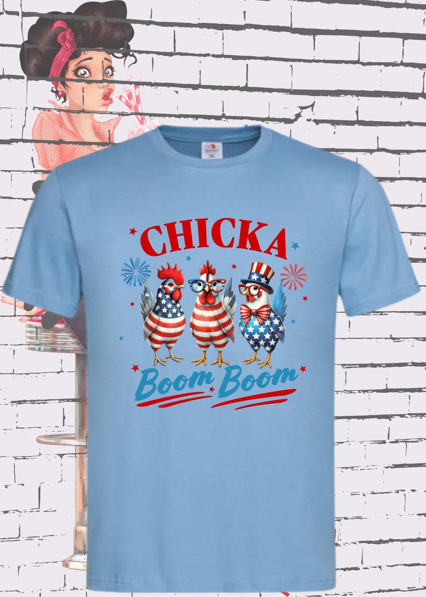 🎵 Unisex T-Shirt - Chicka Boom Boom! Retro Musik Vibes ✨